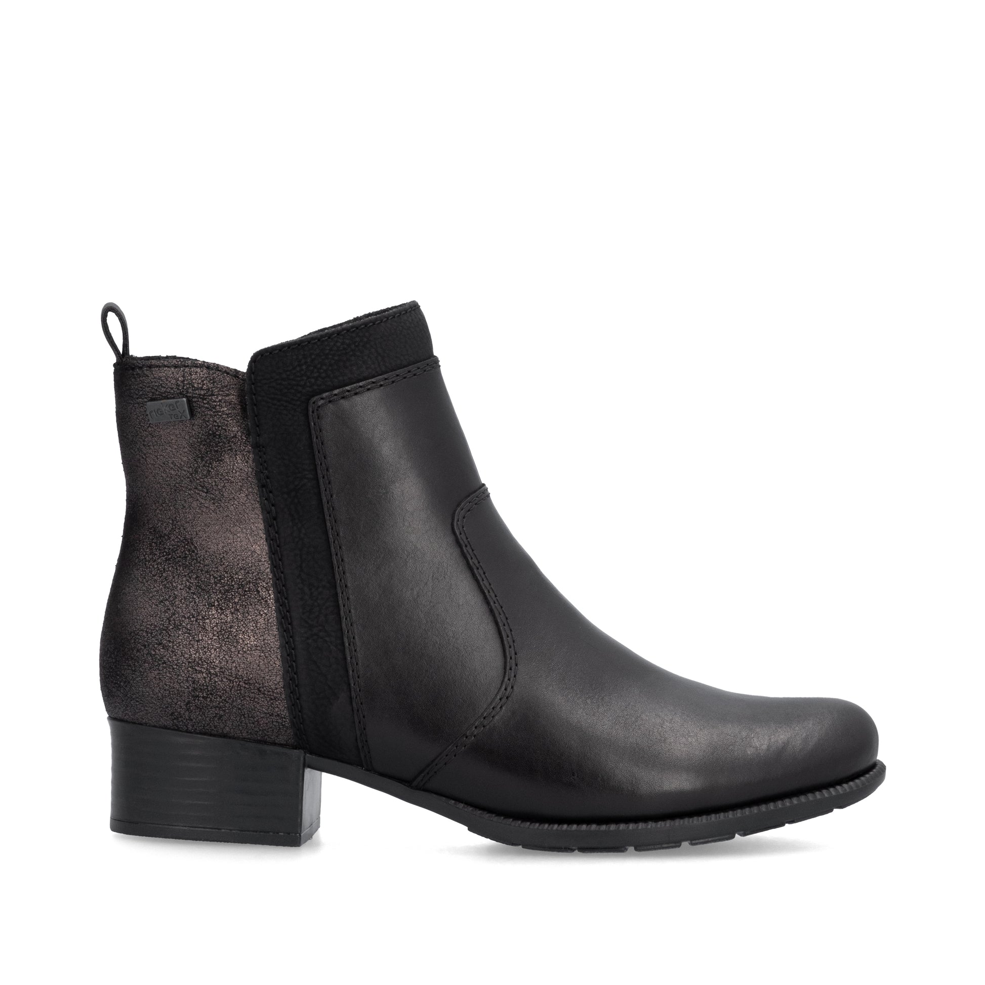 Black Zip Boots for Women | Rieker 78658-00