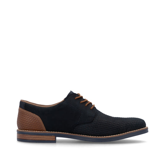 Rieker Men's Lace-up Shoe - Blue | 13509-14