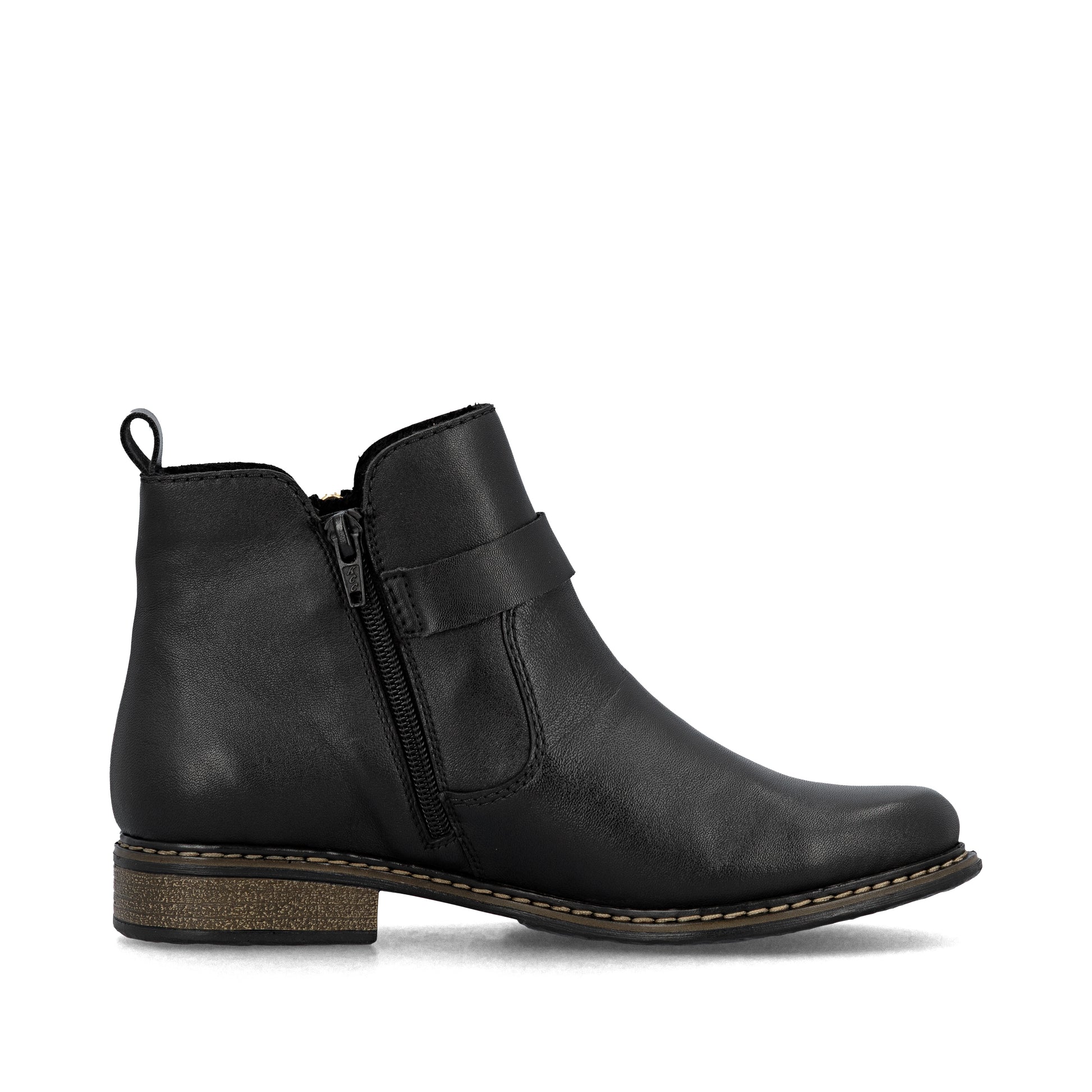 Black Zip Boots for Women | Rieker Z4959-00