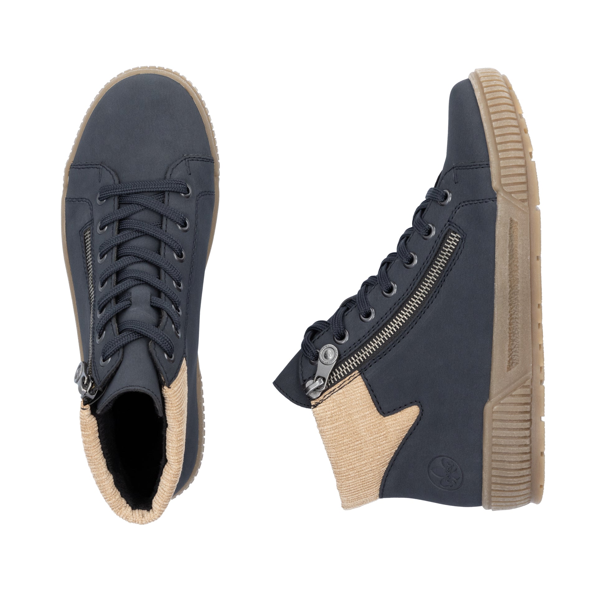 Blue Zip Boots for Women | Rieker N0709-15