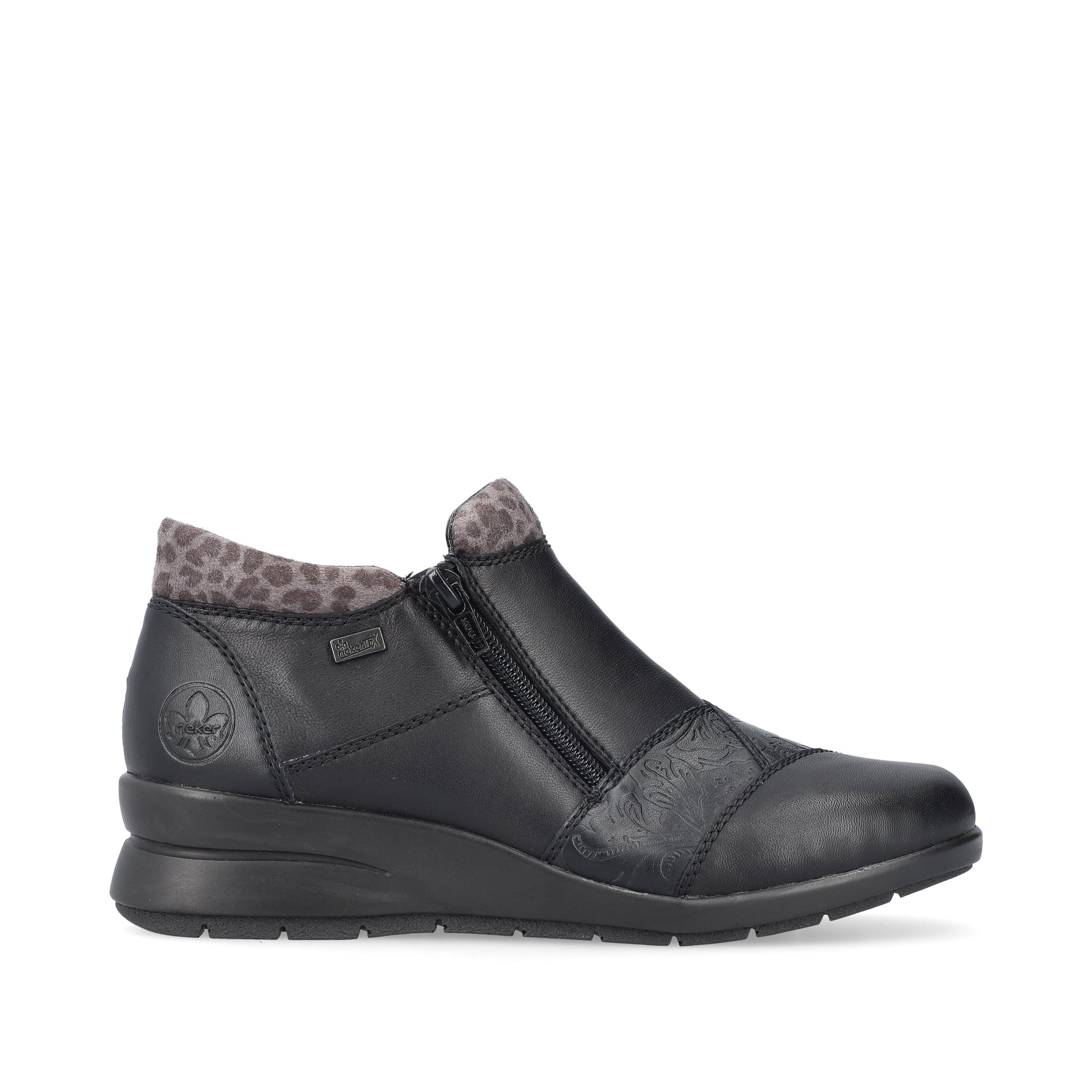 Black Zip Boots for Women | Rieker L4881-01