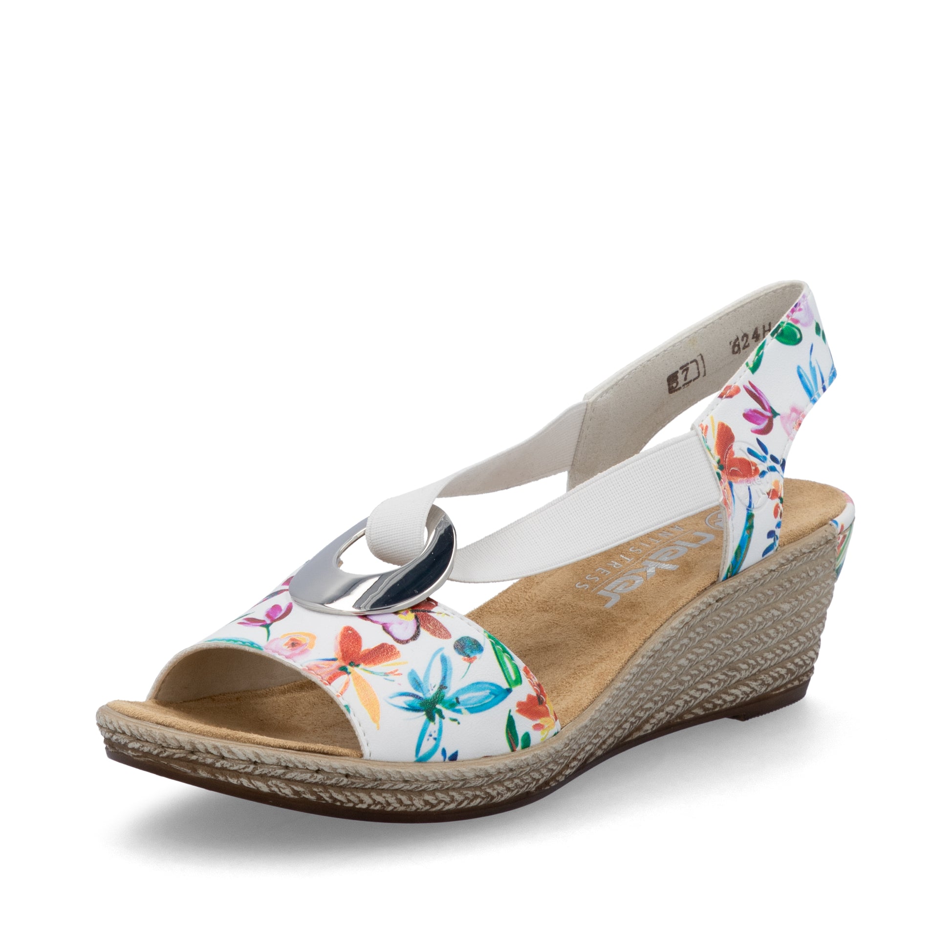 Multi Elasticated Sandals for Women | Rieker 624H6-91