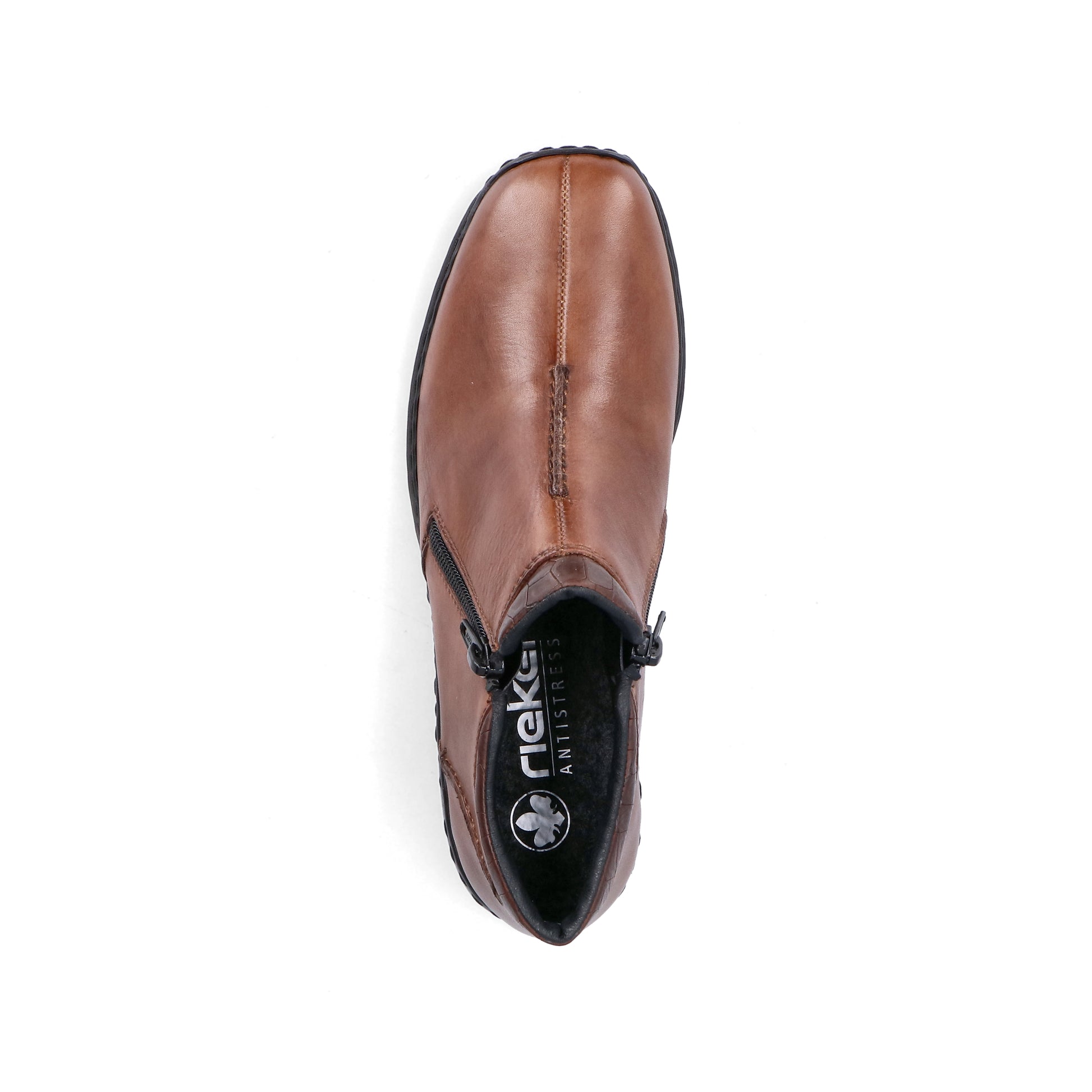 Brown Zip Boots for Women | Rieker L3882-24
