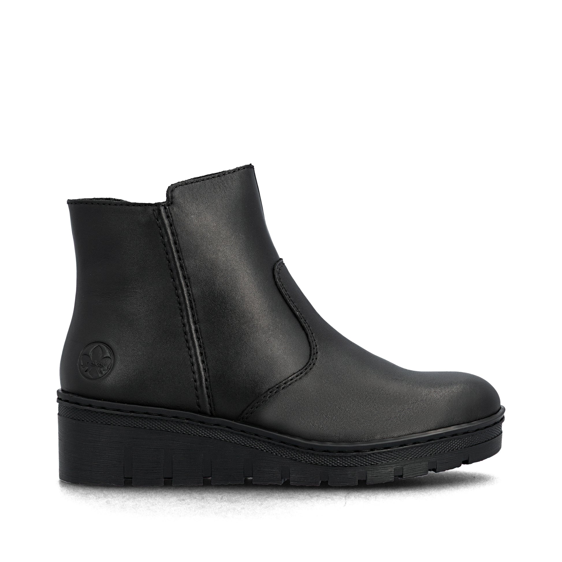 Black Zip Boots for Women | Rieker X9165-01