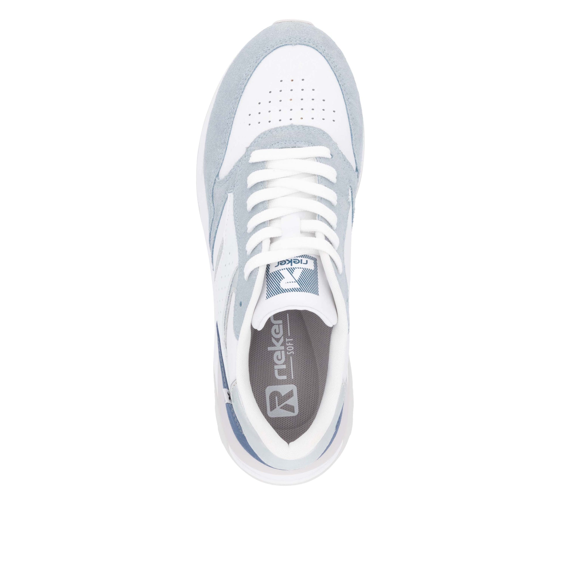 White Elasticated Shoes for Women | Rieker Sport W2500-80