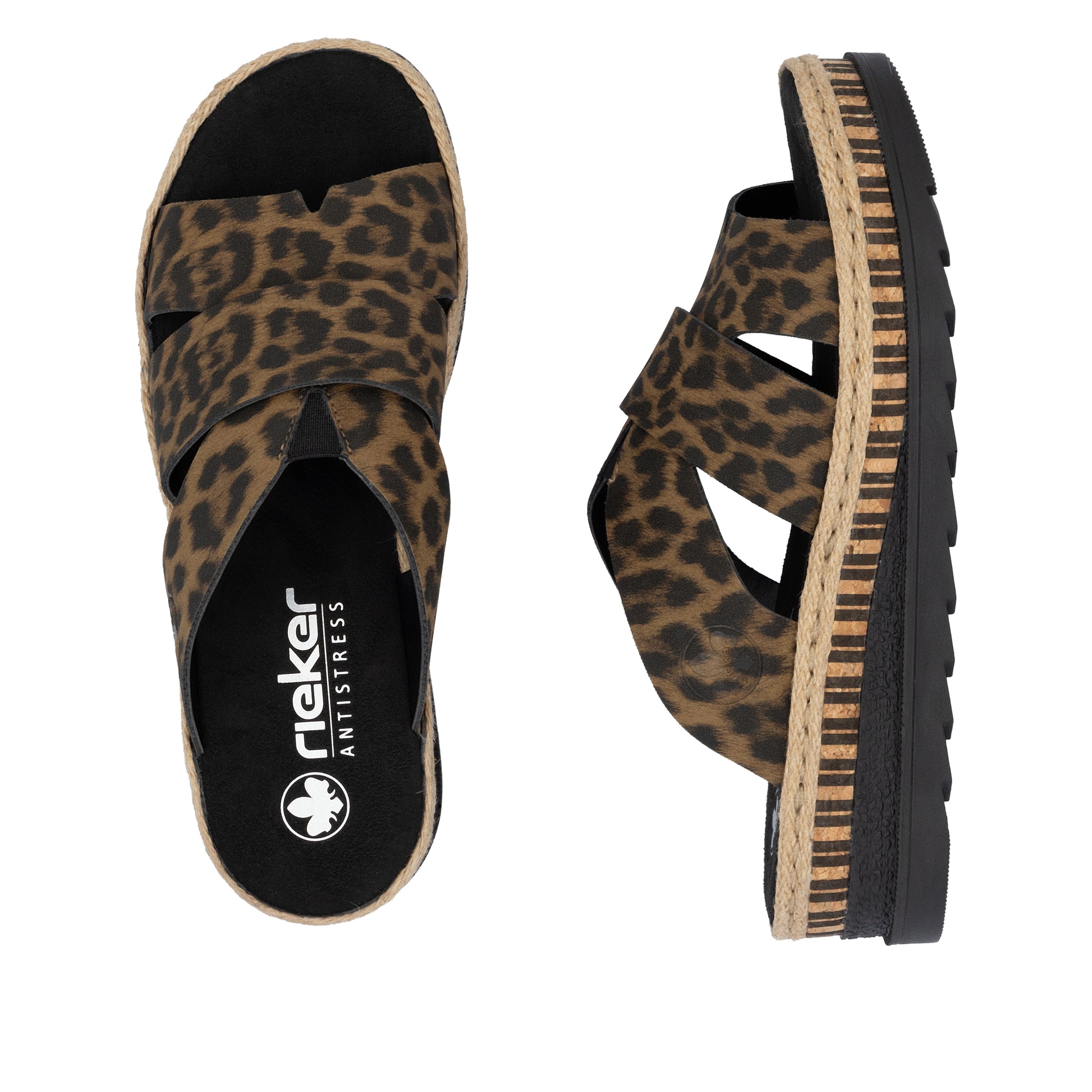 Multi Elasticated Sandals for Women | Rieker V7989-90