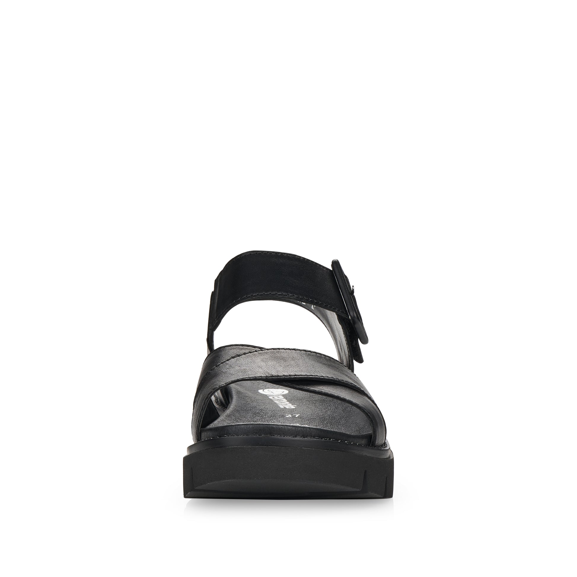 Black Hook & Loop Sandals for Women | Remonte D7950-00