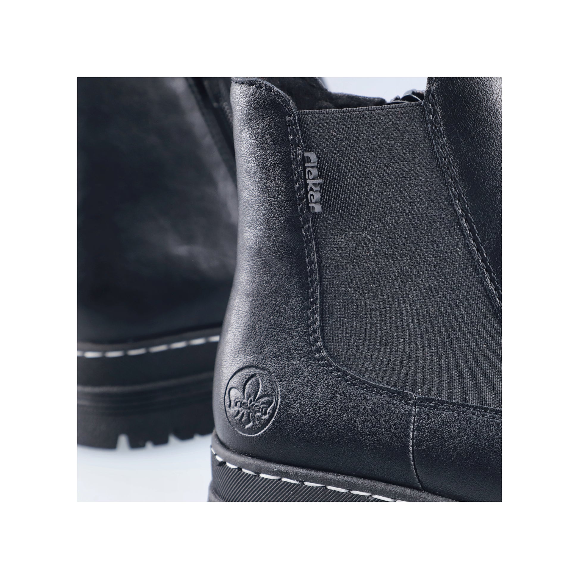 Black Zip Boots for Women | Rieker 73892-00