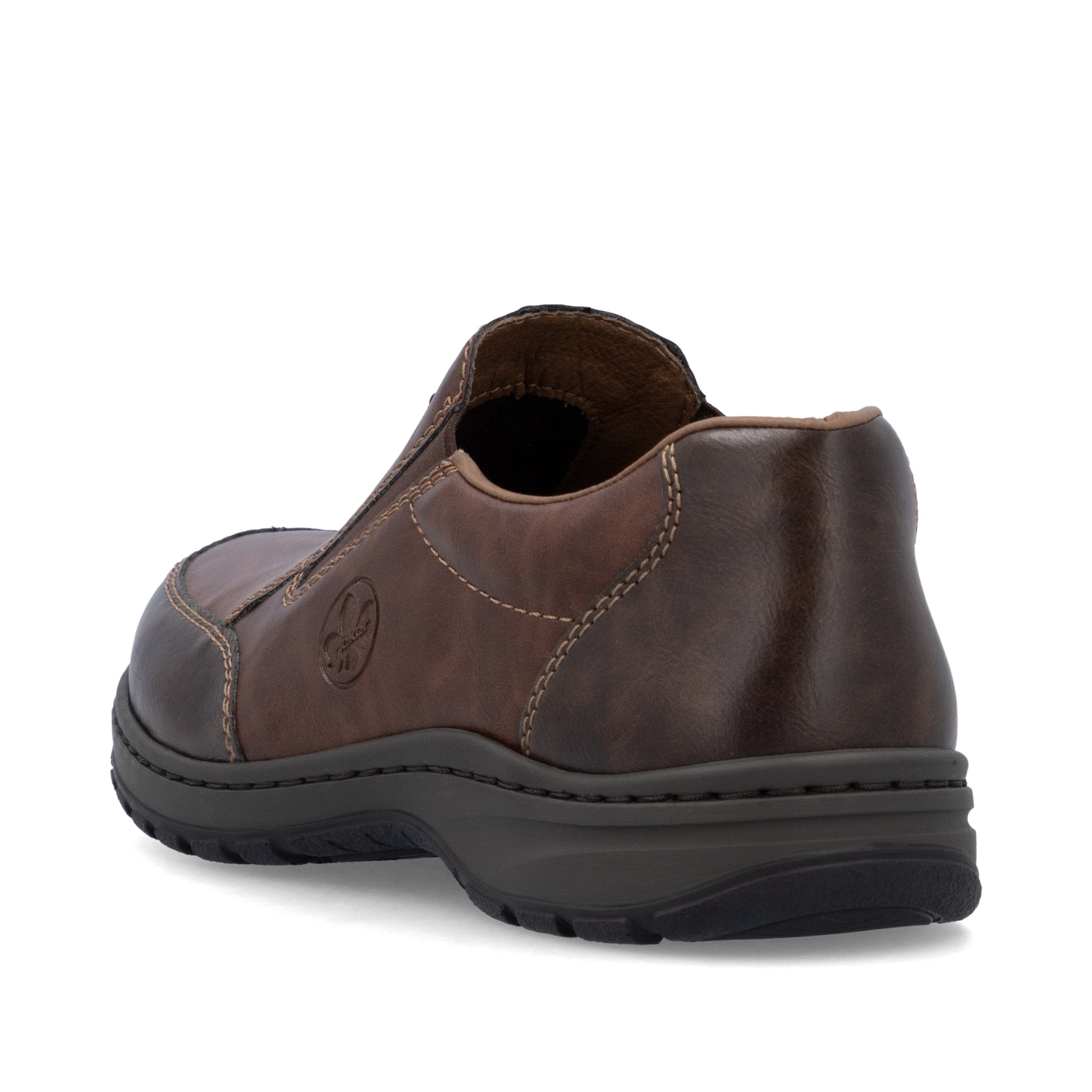 Brown Elasticated Shoes for Men | Rieker 03354-26
