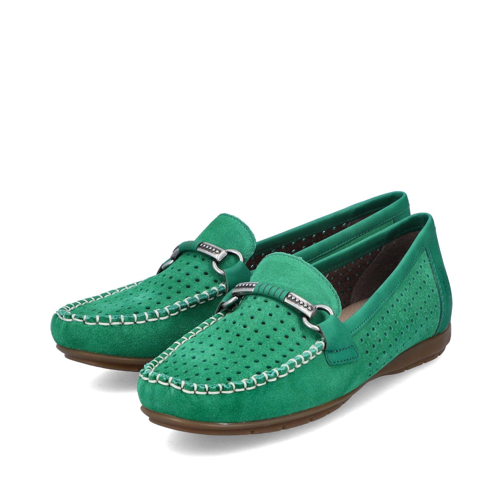 Green Slip-On Shoes for Women | Rieker 40253-54