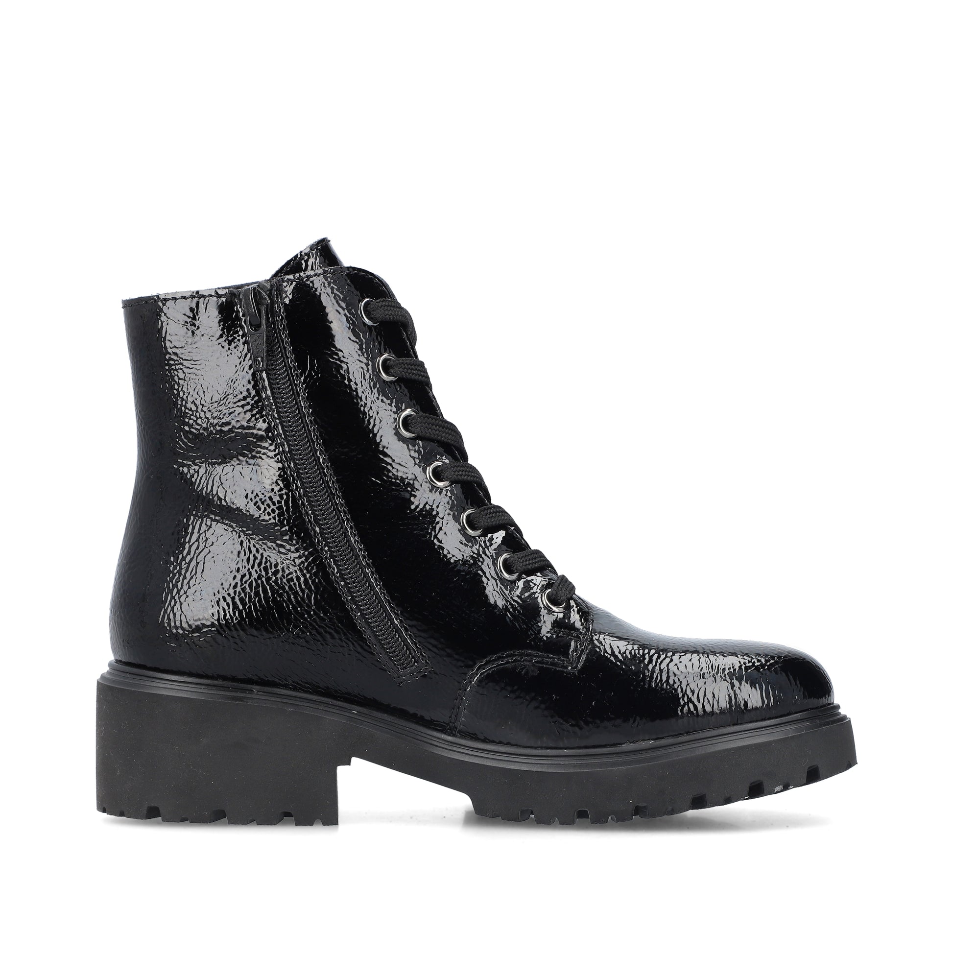 Black Zip Boots for Women | Rieker 76002-00