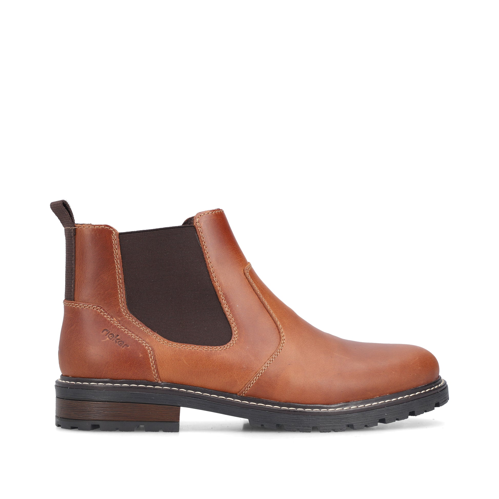 Brown Zip Boots for Men | Rieker 32052-24