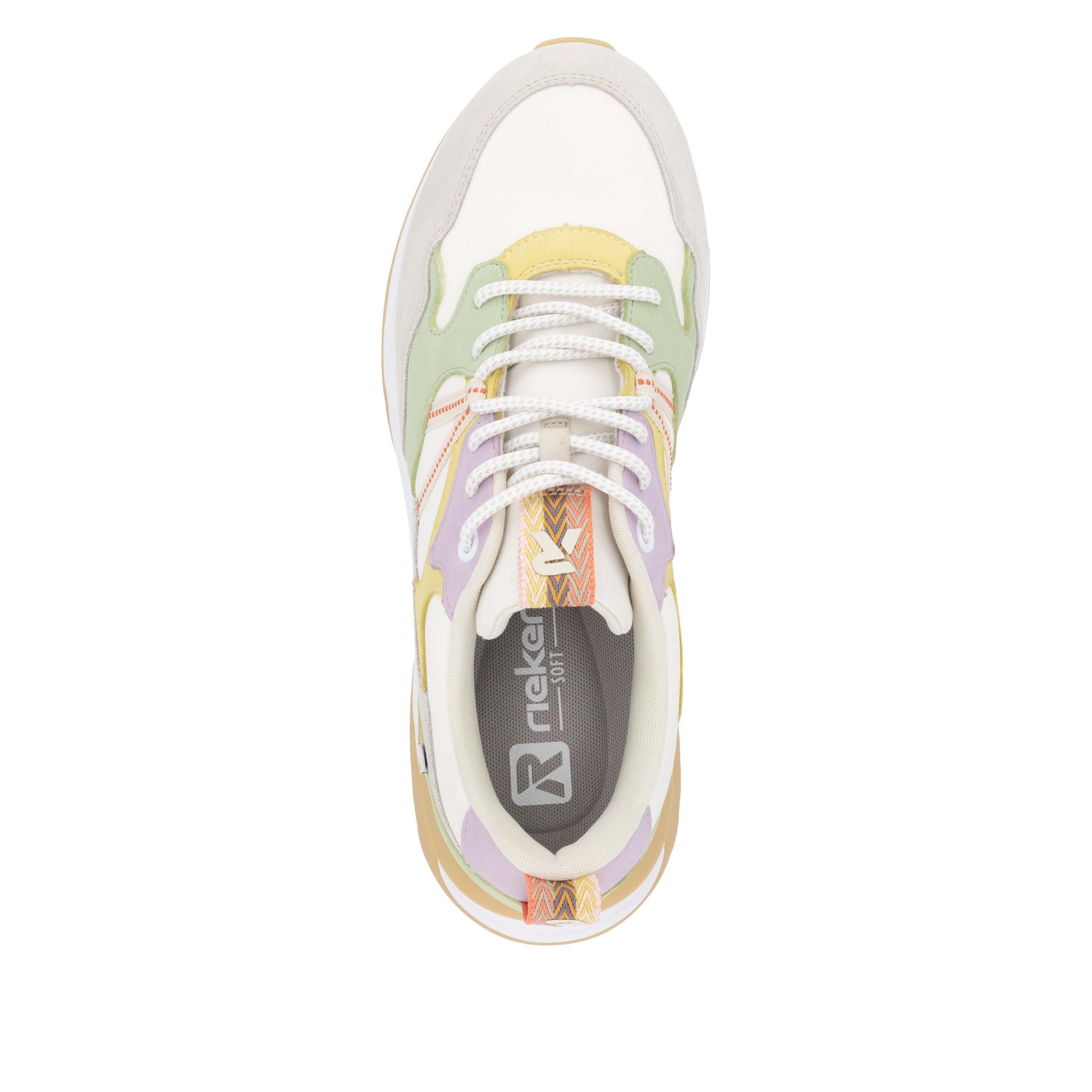 White Elasticated Shoes for Women | Rieker Sport W2501-81