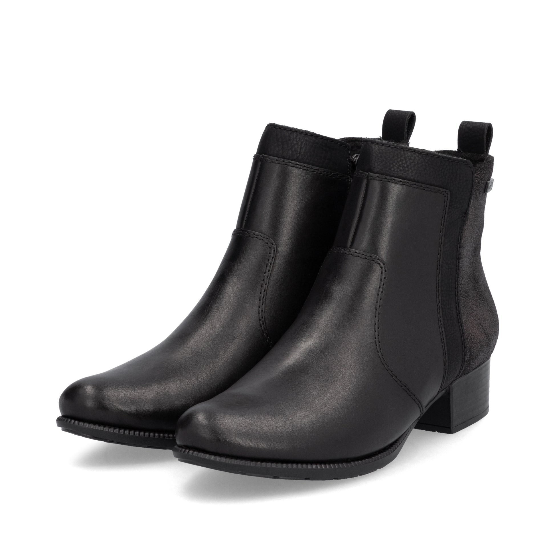 Black Zip Boots for Women | Rieker 78658-00