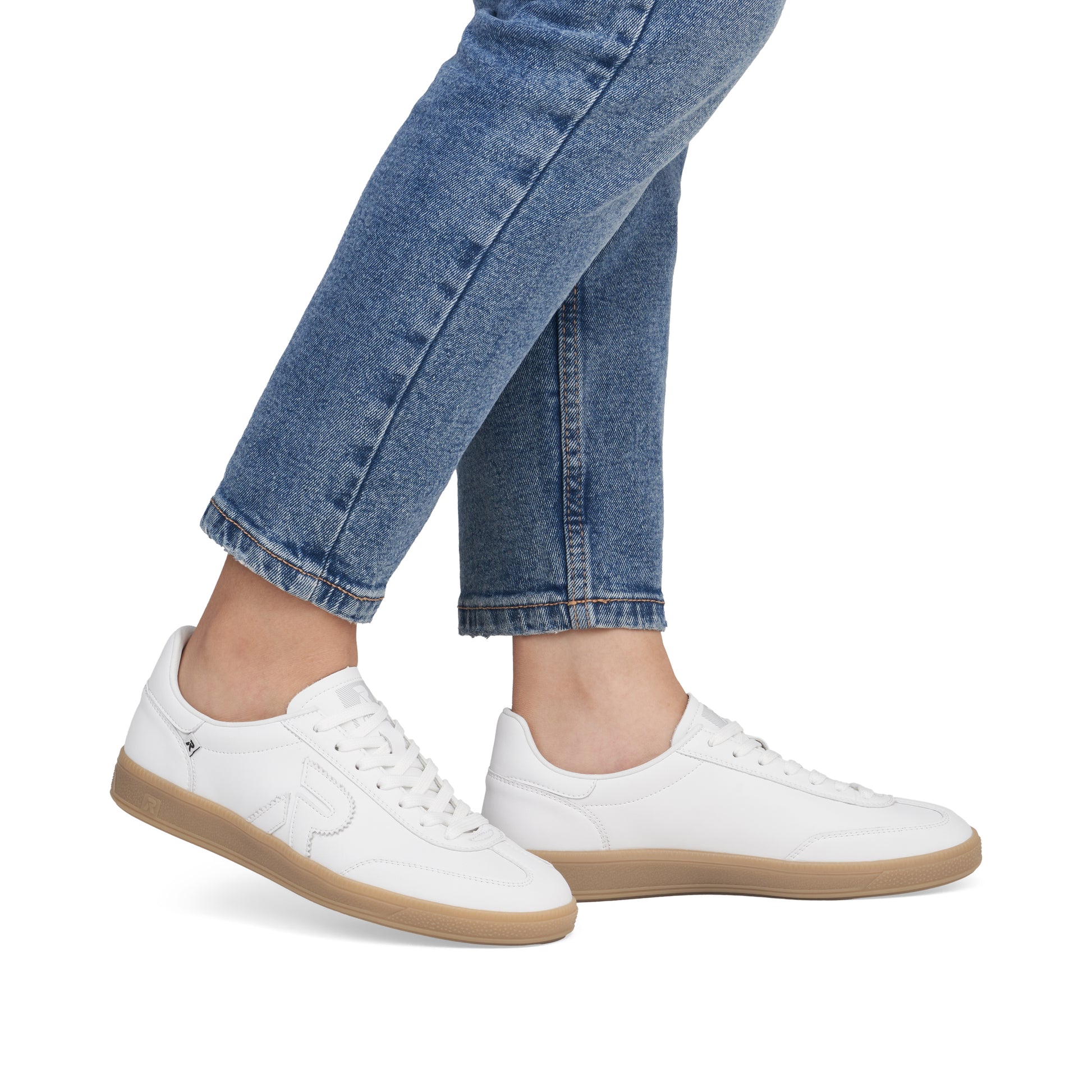 White Elasticated Shoes for Women | Rieker Sport W2200-80