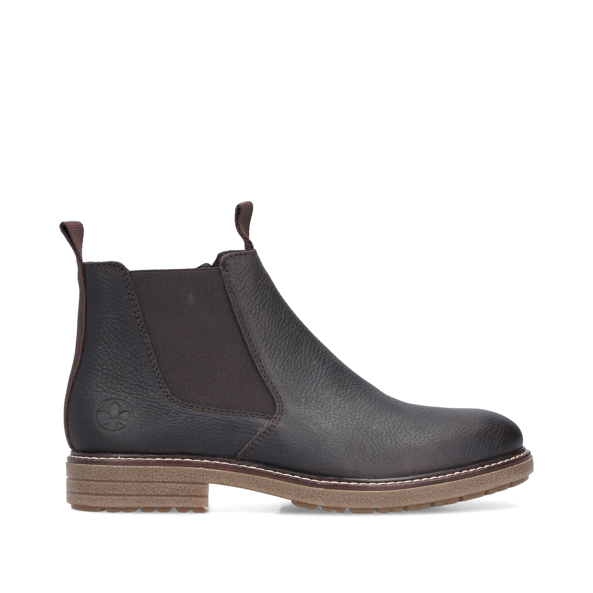 Brown Zip Boots for Men | Rieker 33180-27