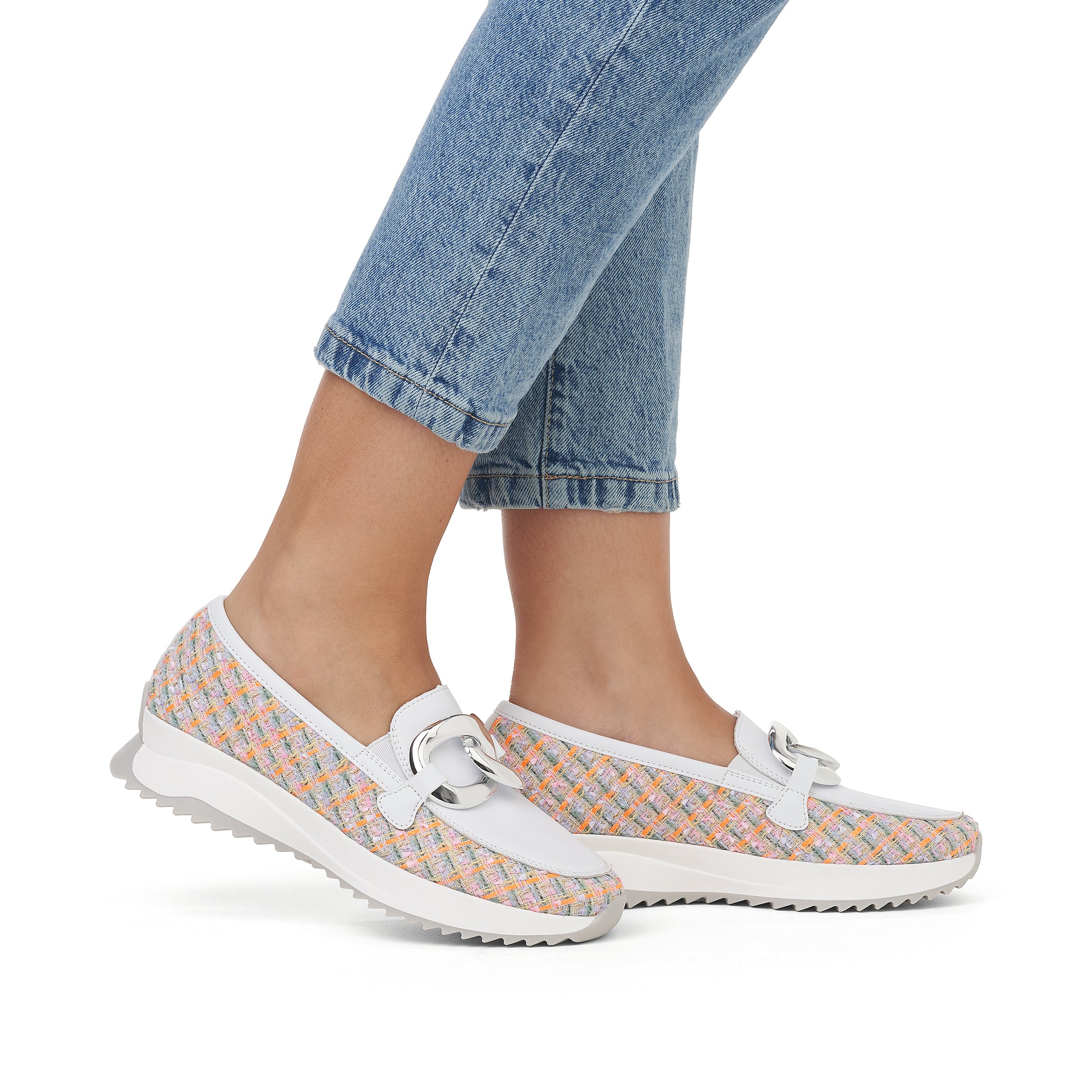 Multi Elasticated Shoes for Women | Rieker Sport W1303-90