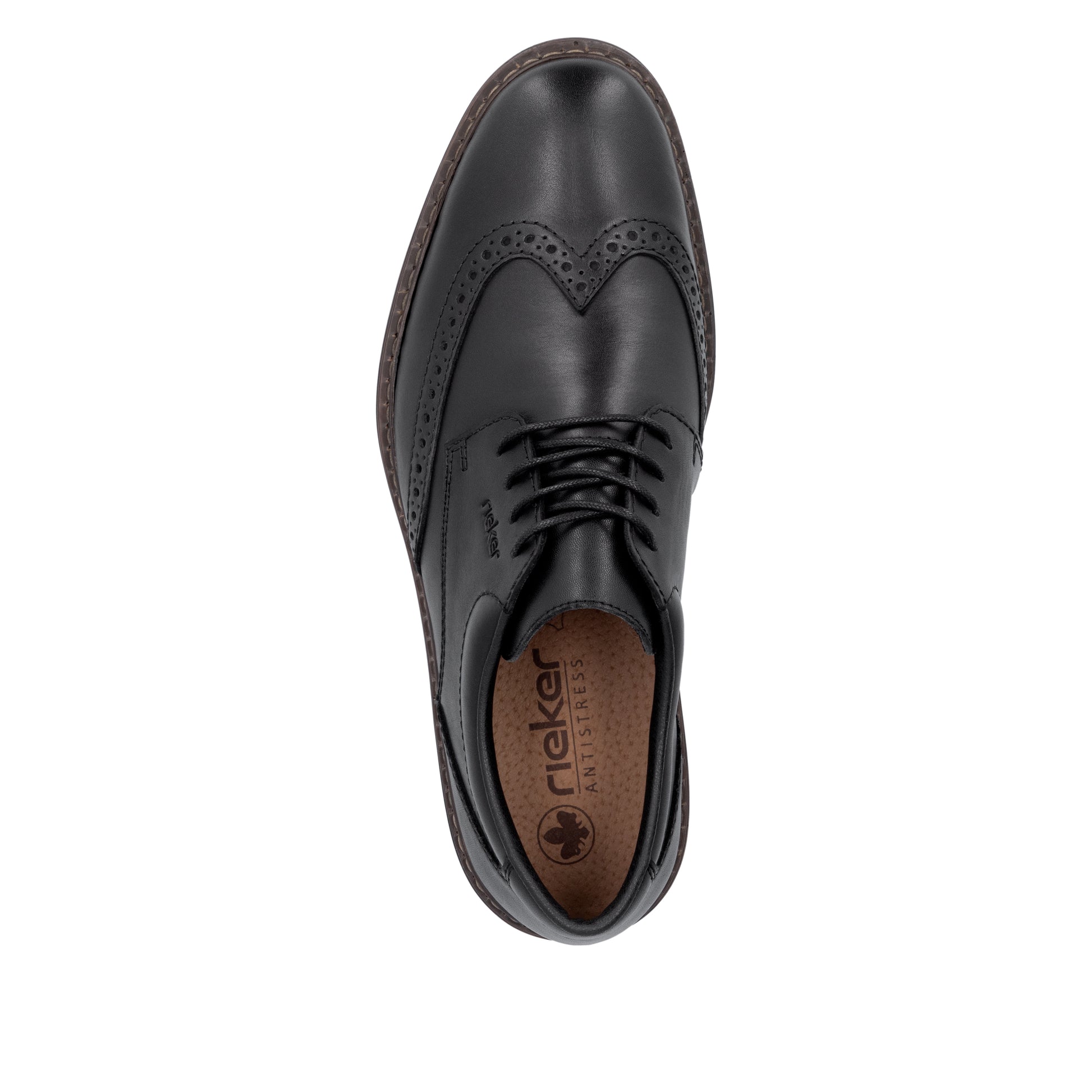 Black Elasticated Shoes for Men | Rieker 17620-00