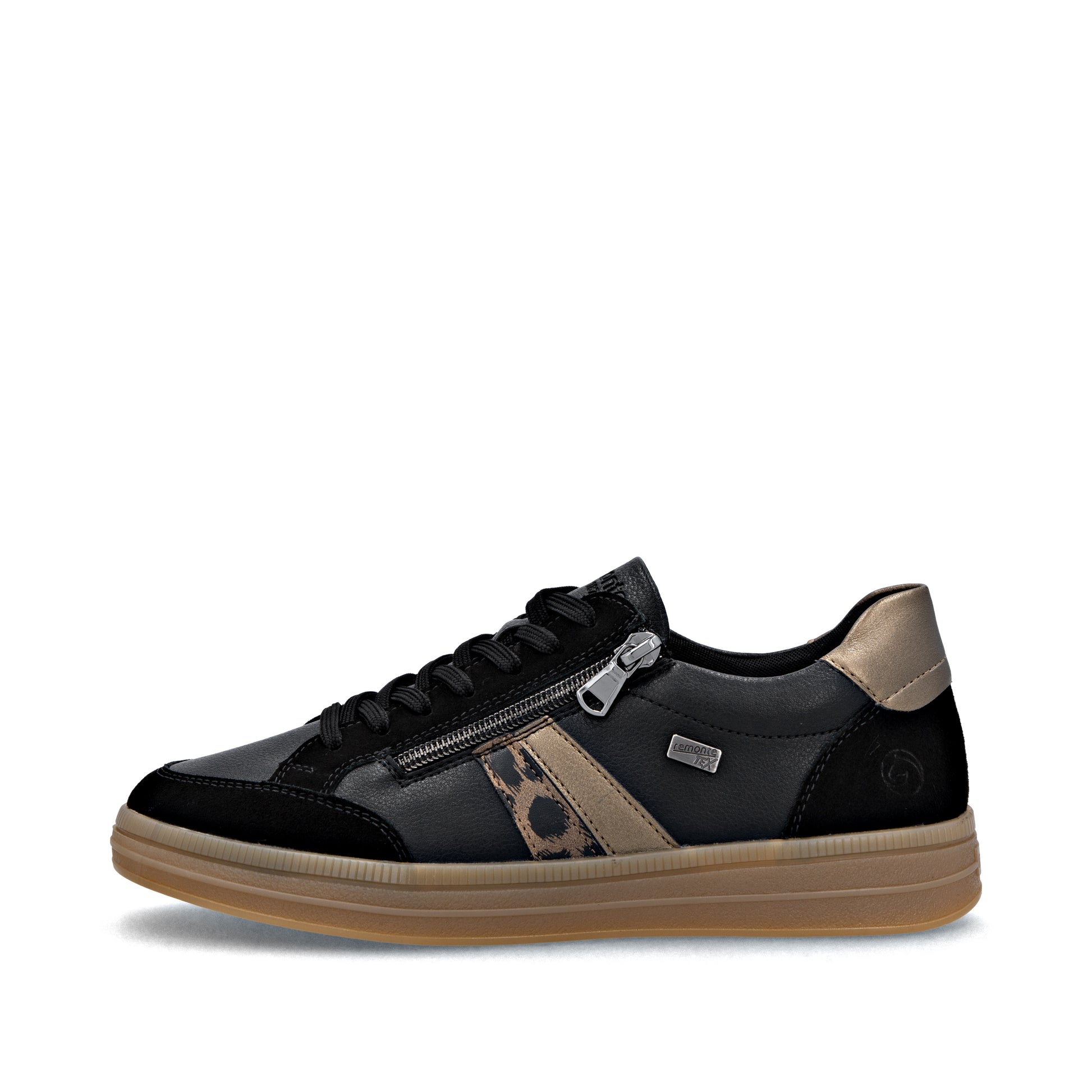 Black Zip Shoes for Women | Remonte D2C04-03