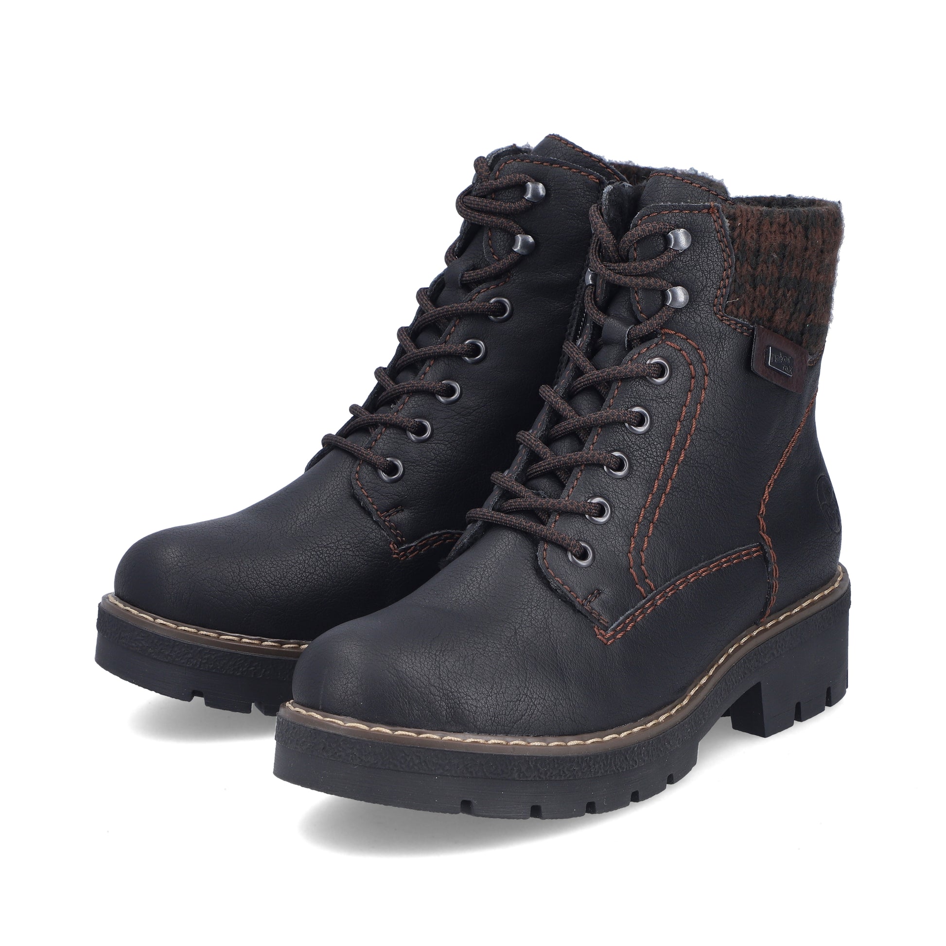 Black Zip Boots for Women | Rieker Y8130-00