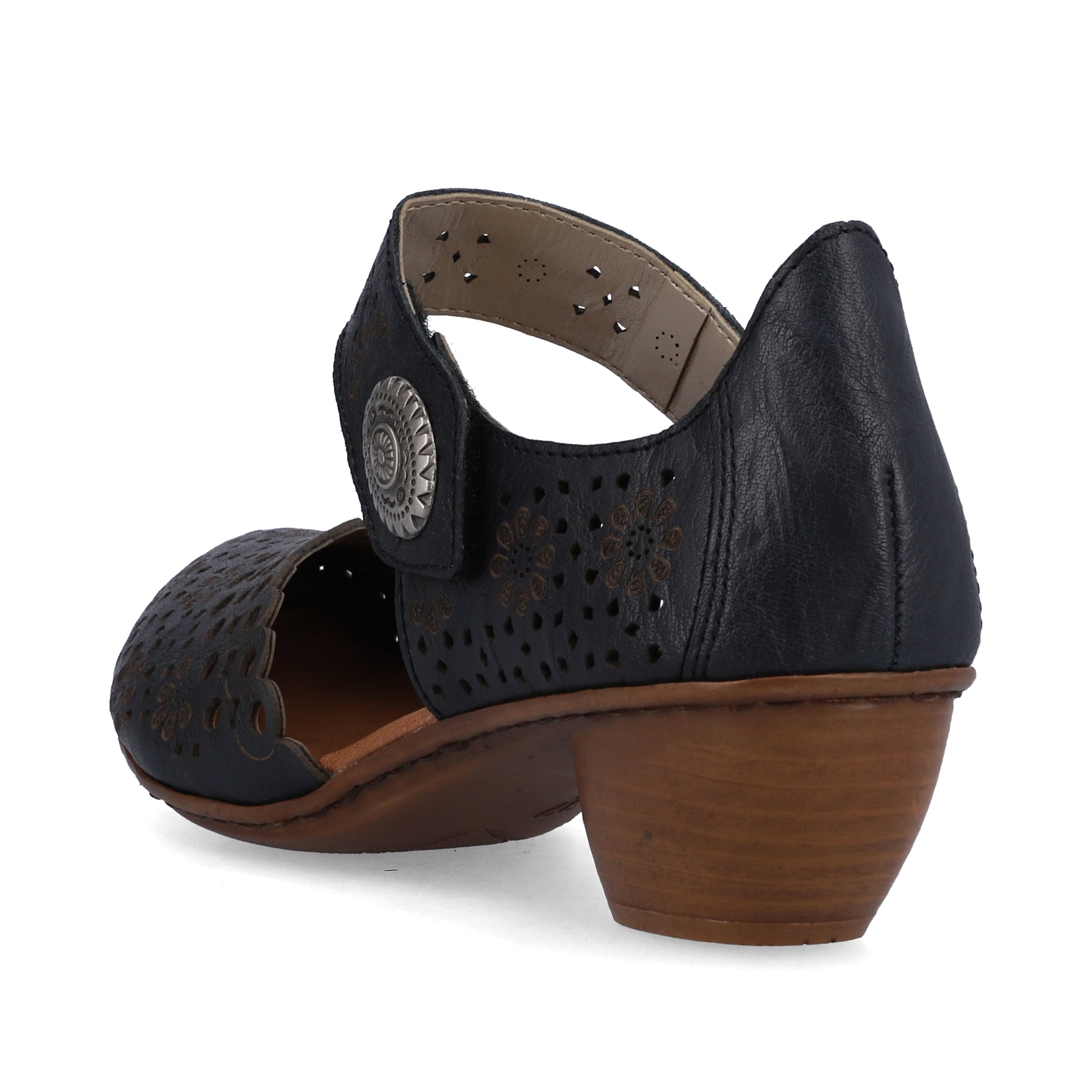 Blue Hook & Loop Shoes for Women | Rieker 43753-14