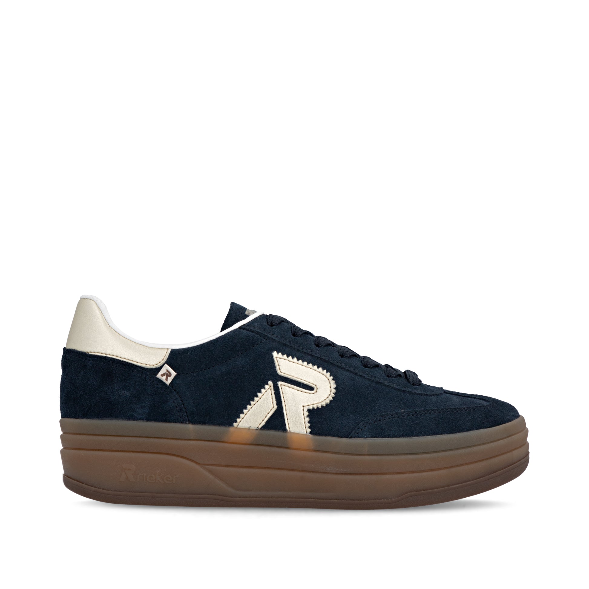 Blue Elasticated Shoes for Women | Rieker Sport W3700-14