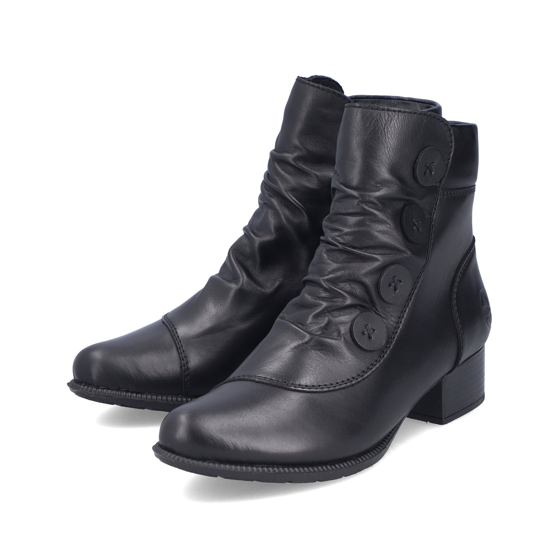 Black Zip Boots for Women | Rieker 78659-00