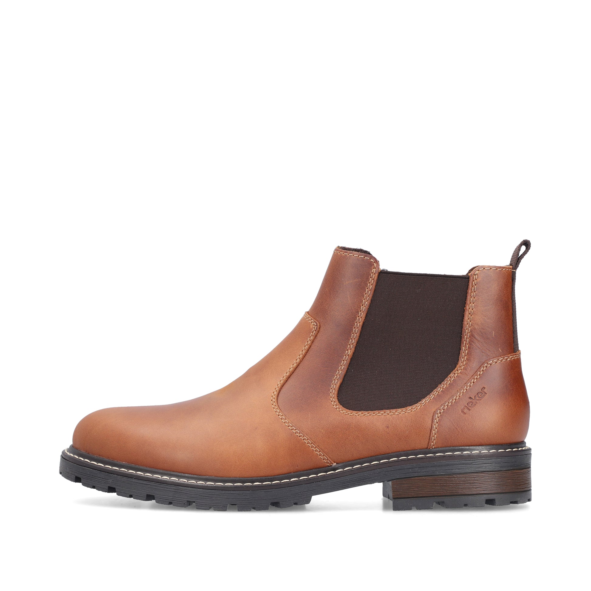 Brown Zip Boots for Men | Rieker 32052-24