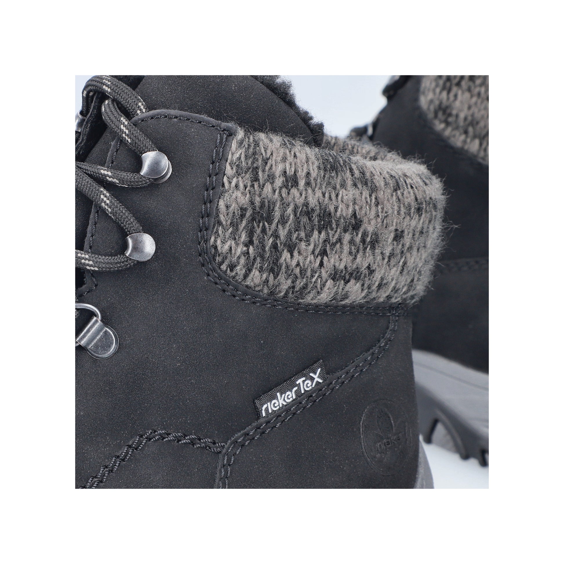 Black Elasticated Boots for Women | Rieker M9610-00