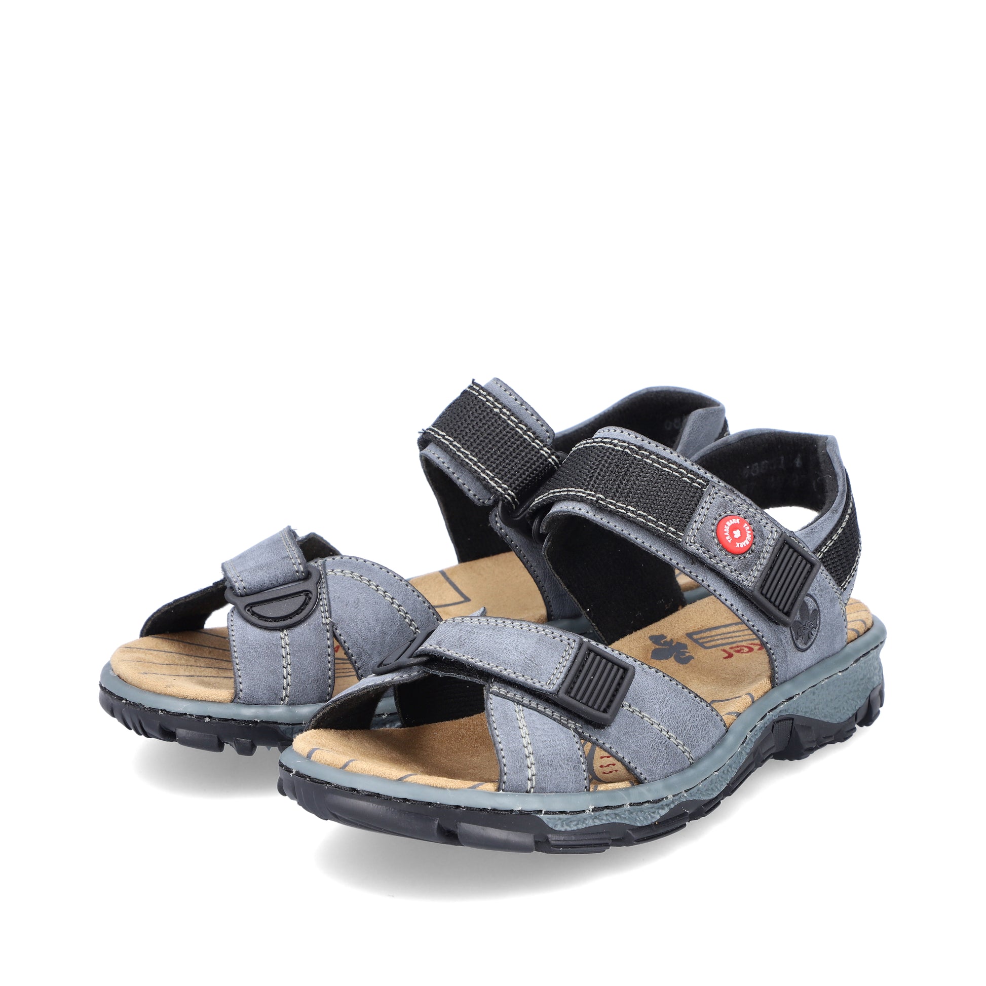 Blue Hook & Loop Sandals for Women | Rieker 68851-14