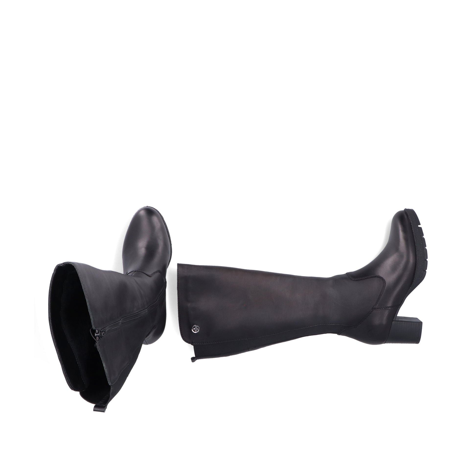 Black Zip Boots for Women | Rieker 77684-00