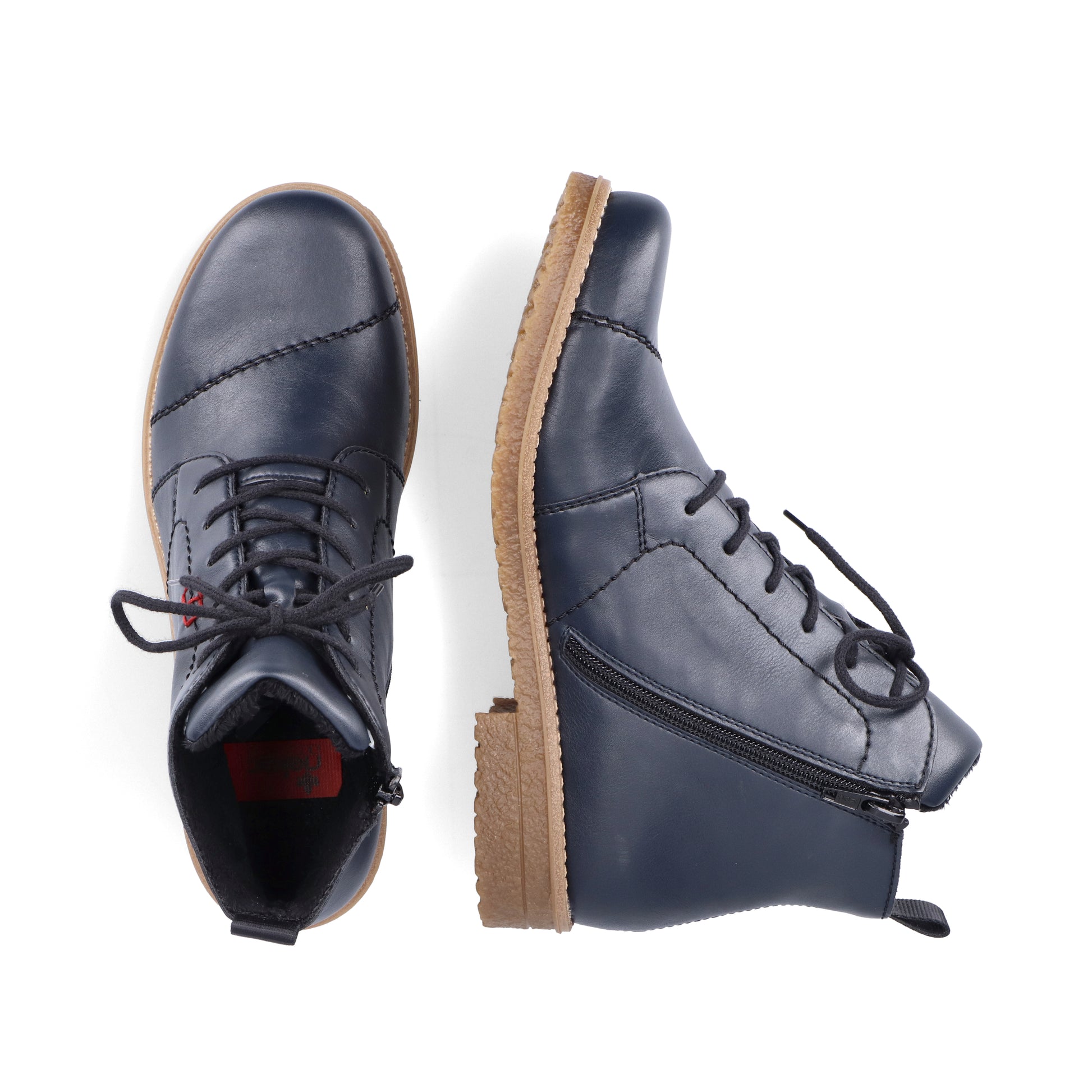 Blue Zip Boots for Women | Rieker 73500-14