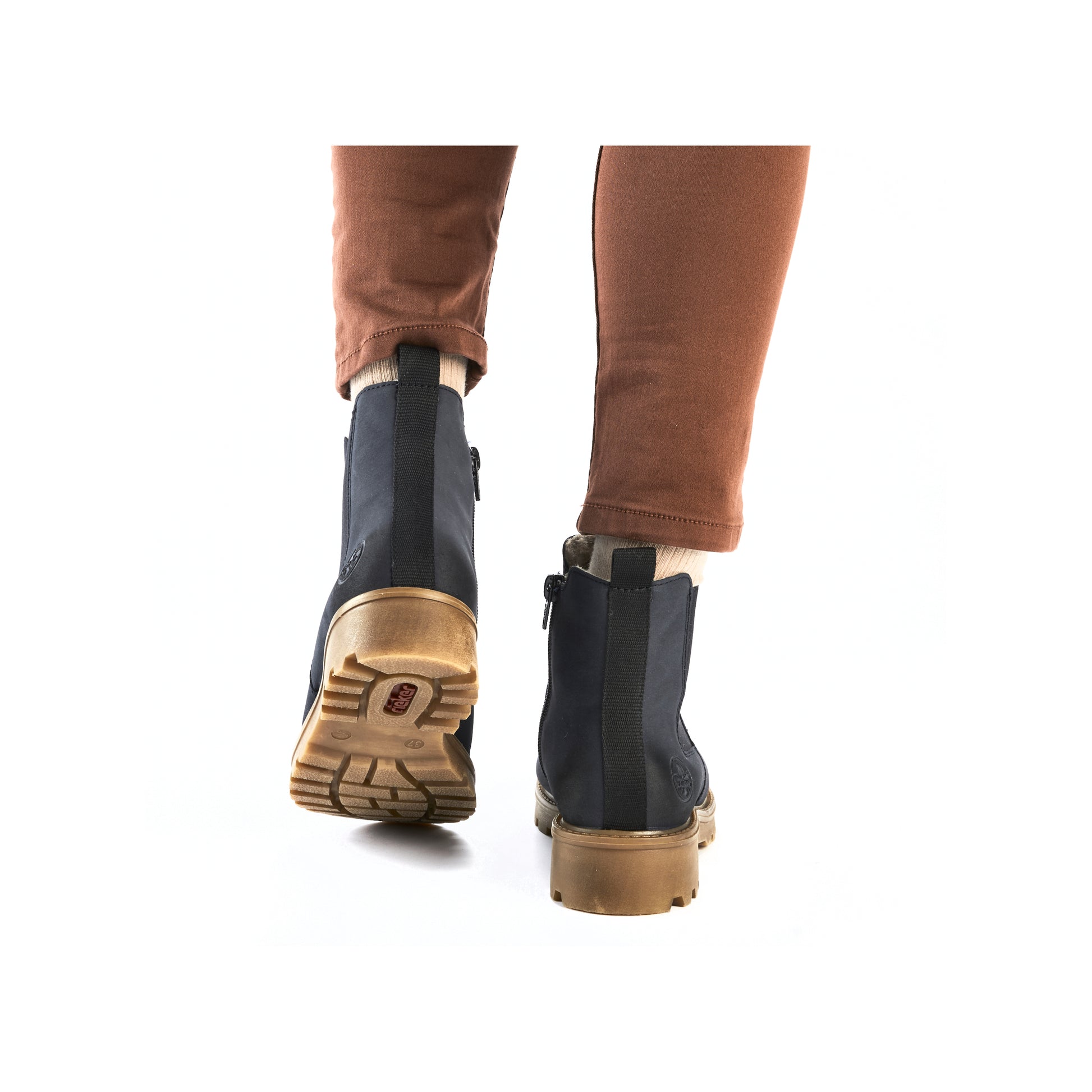 Blue Zip Boots for Women | Rieker 73250-14