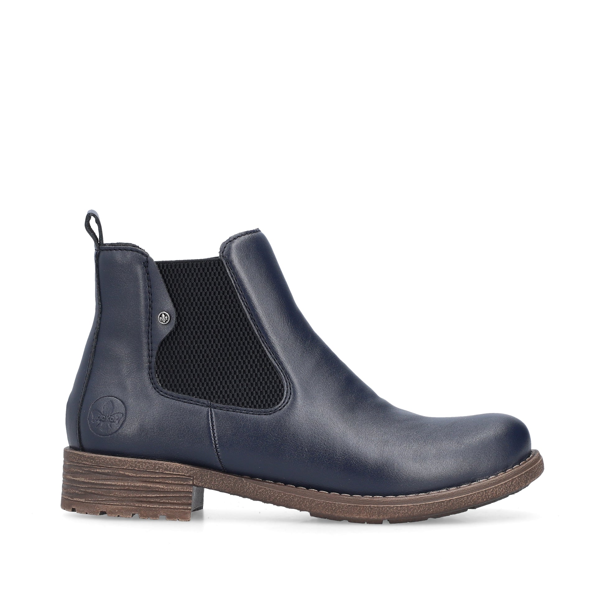 Blue Elasticated Boots for Women | Rieker 79450-14