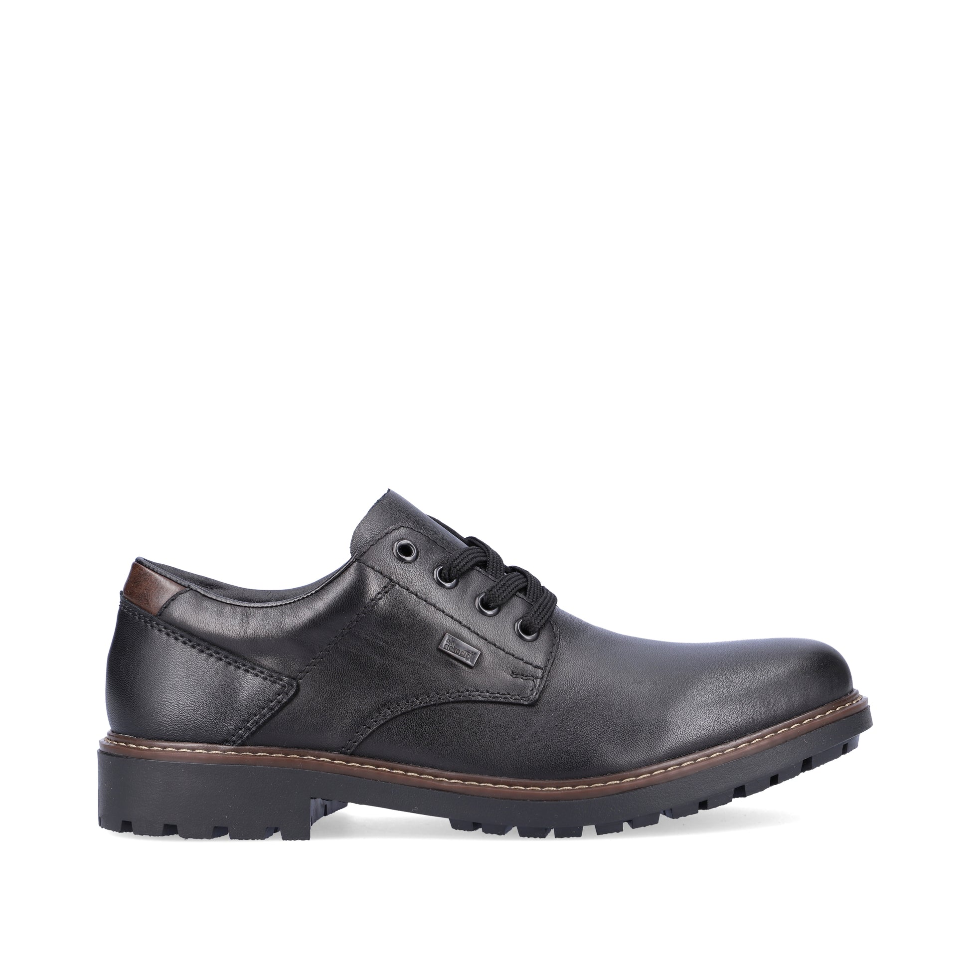 Black Elasticated Shoes for Men | Rieker F4611-00