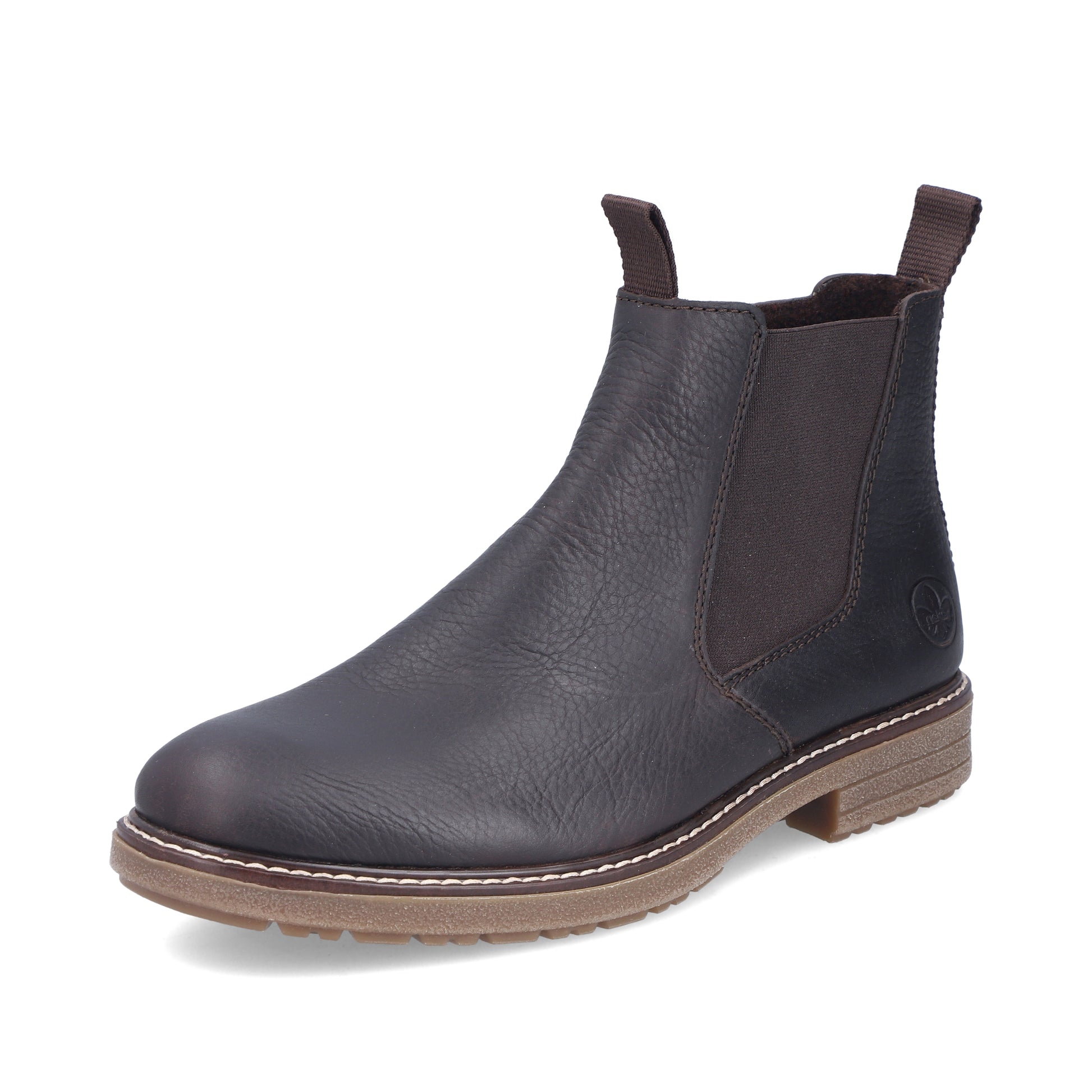 Brown Zip Boots for Men | Rieker 33180-27