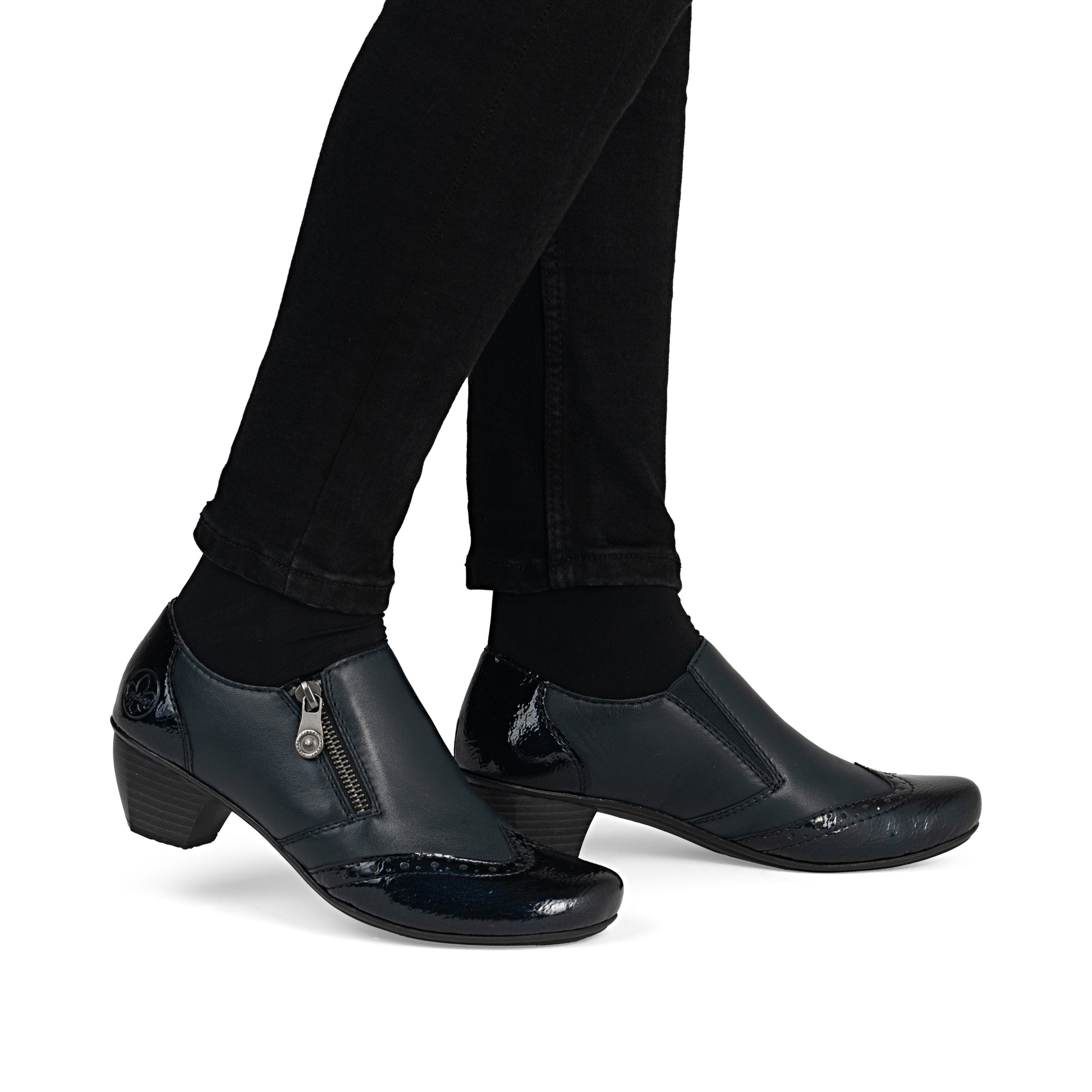 Blue Zip Shoes for Women | Rieker 41757-15