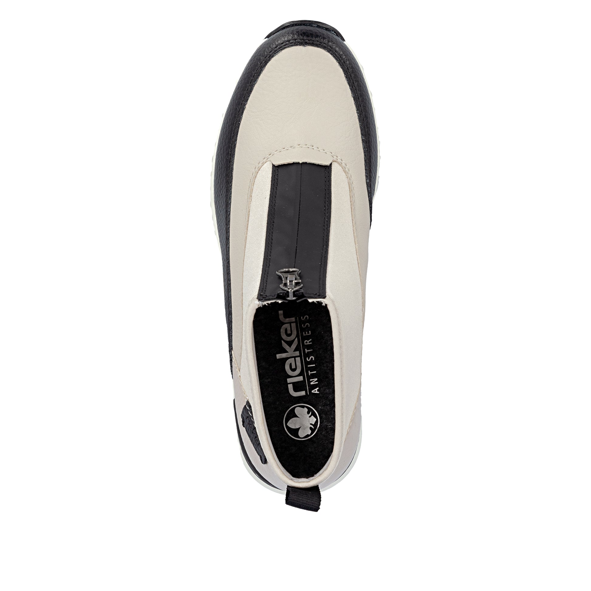 Beige Zip Boots for Women | Rieker N6352-60
