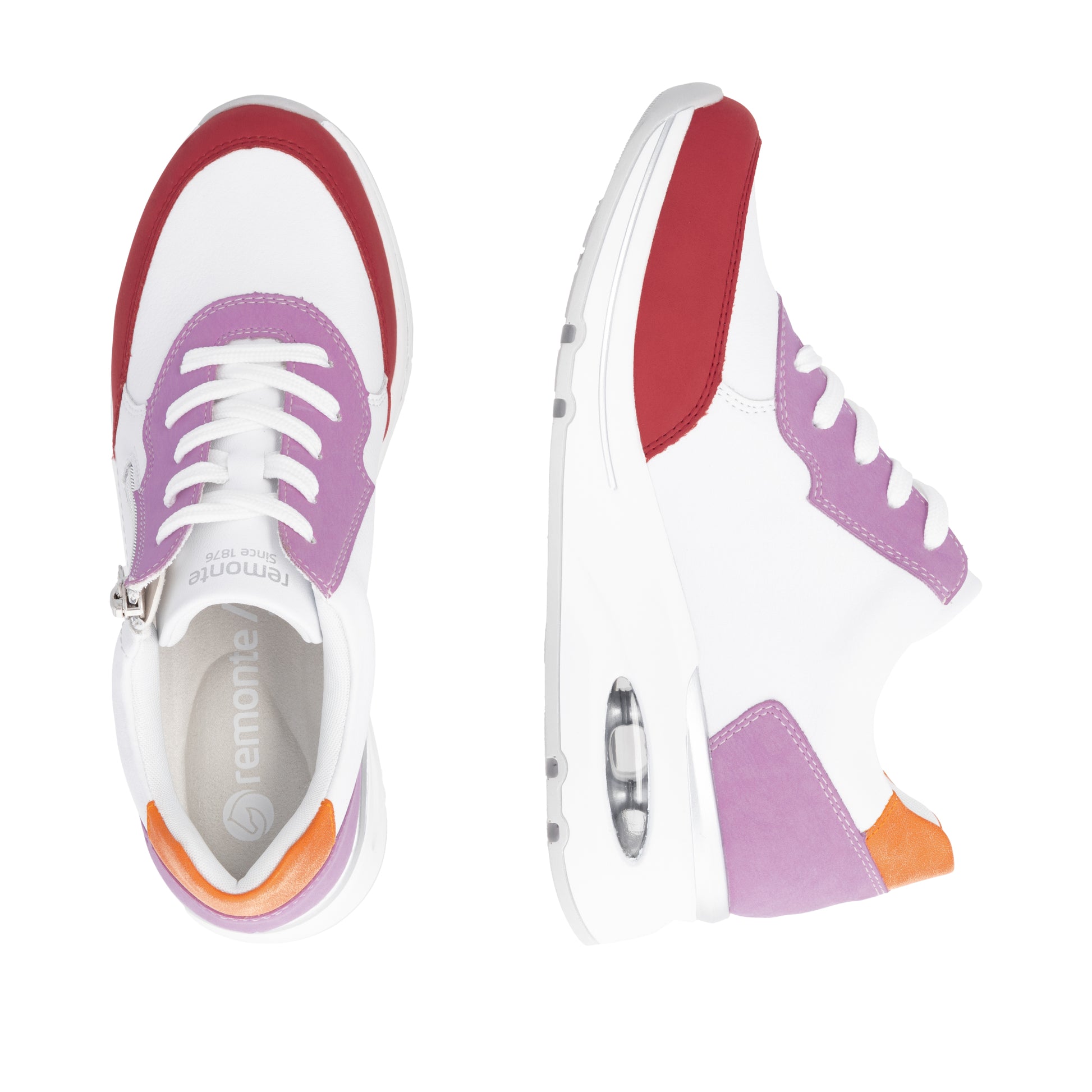 White Zip Shoes for Women | Remonte D2H00-82