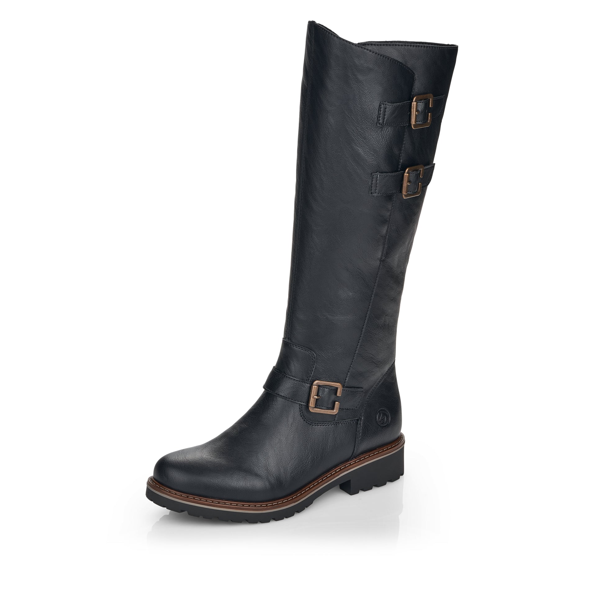 Black Zip Boots for Women | Remonte R6590-01