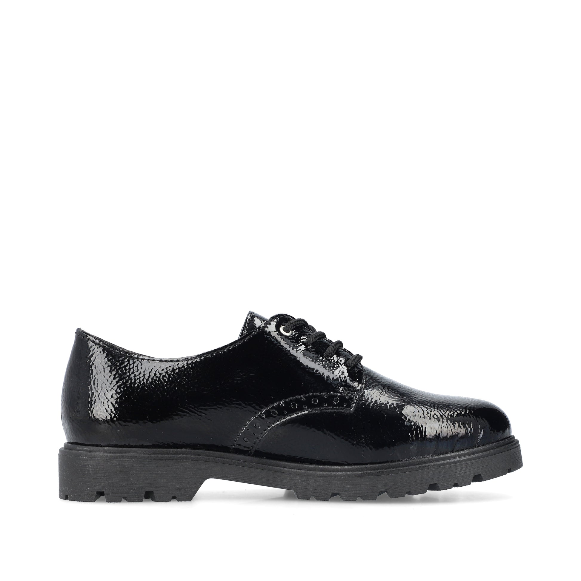 Black Elasticated Shoes for Women | Rieker 45502-00