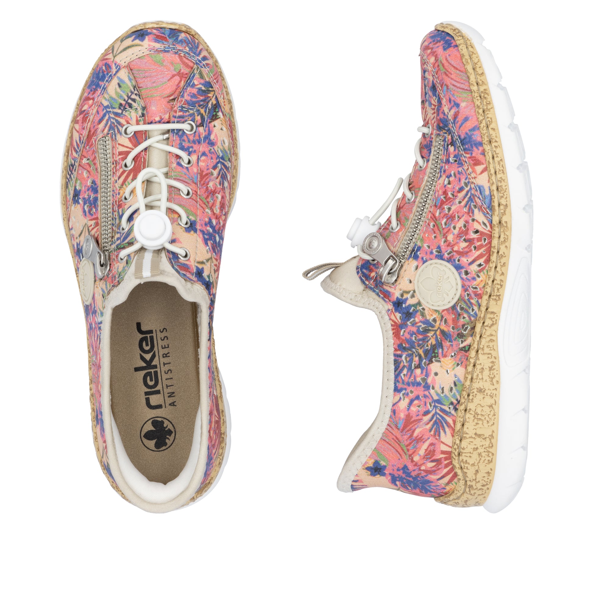 Multi Elasticated Shoes for Women | Rieker N42V3-90
