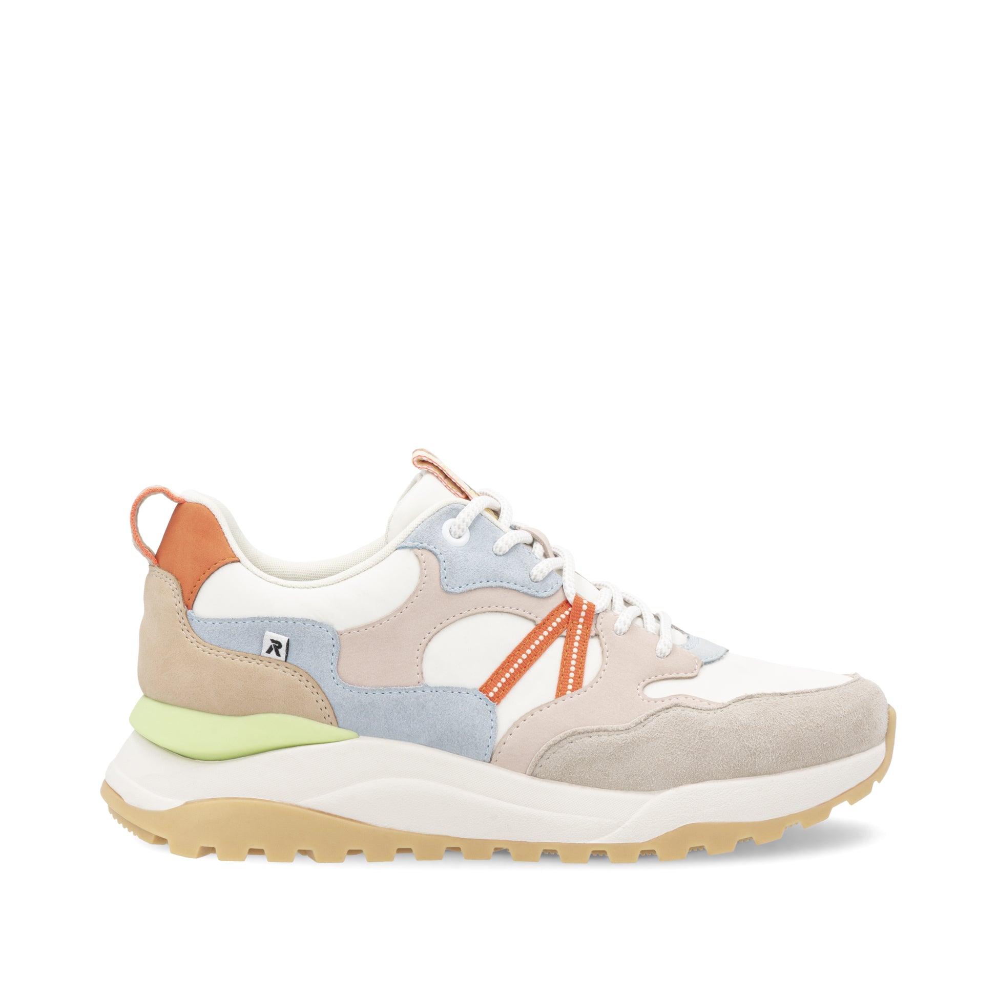 White Elasticated Shoes for Women | Rieker Sport W2501-82