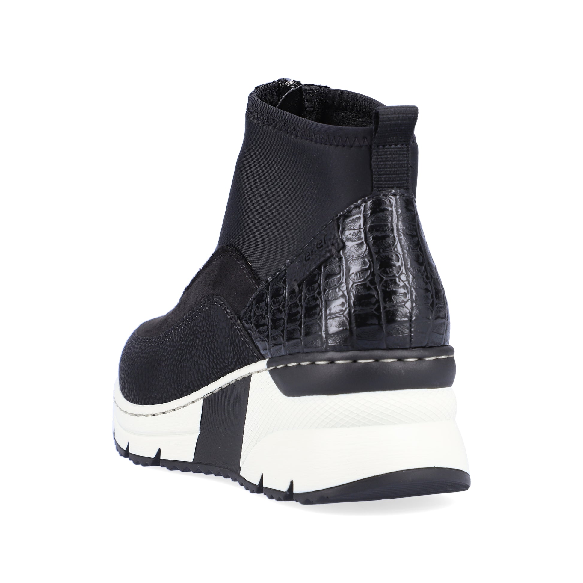 Black Zip Boots for Women | Rieker N6352-00