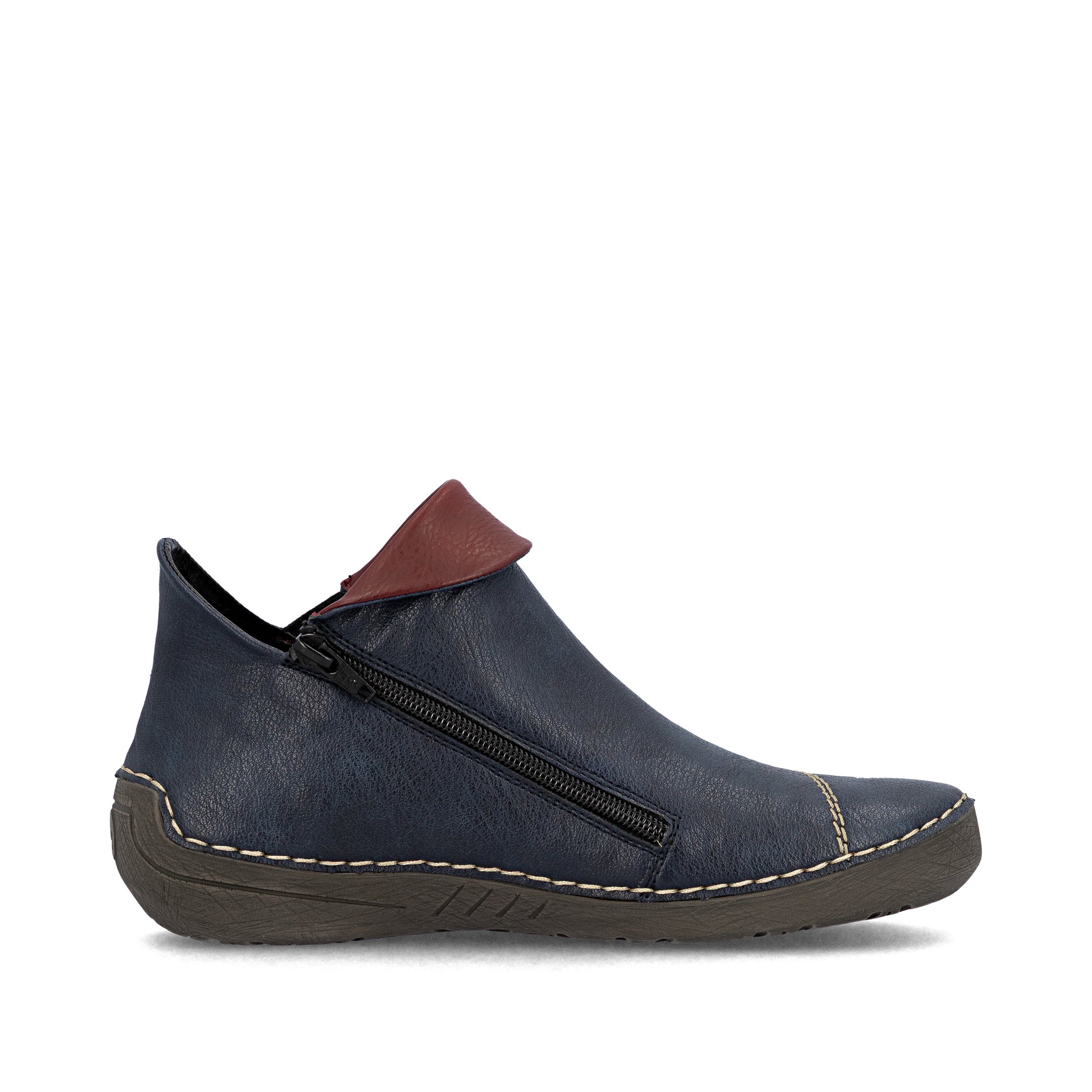 Blue Zip Boots for Women | Rieker 72581-14