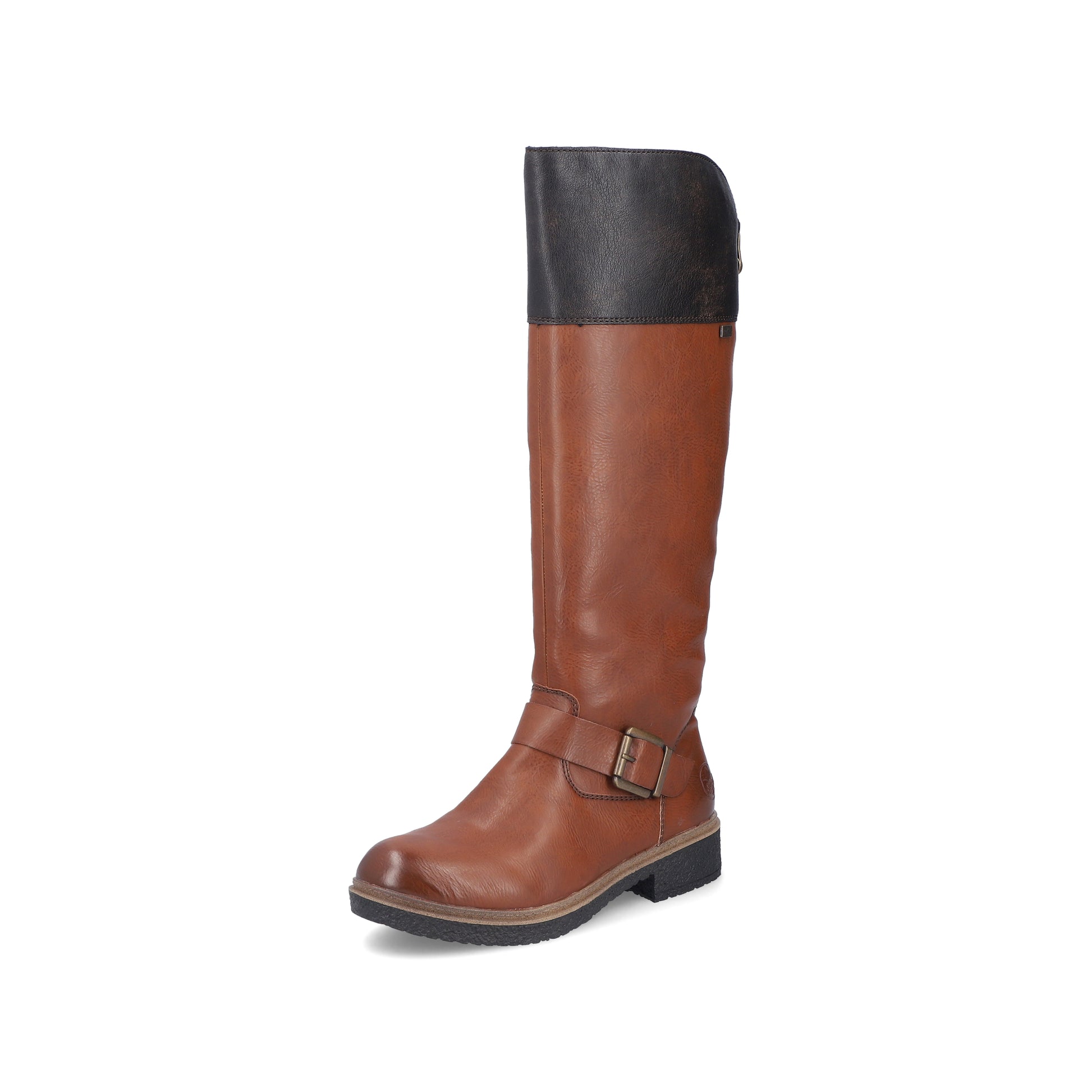 Brown Zip Boots for Women | Rieker Z5092-24