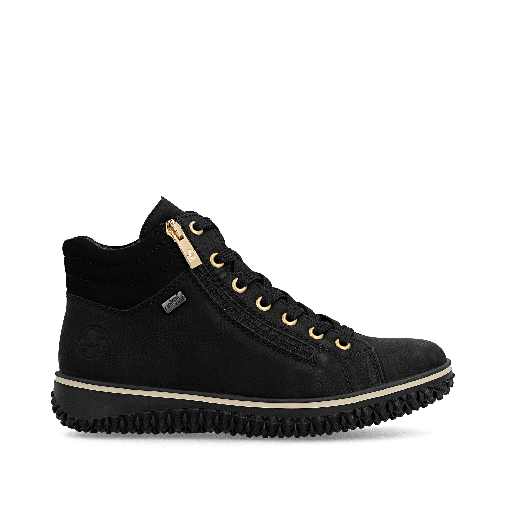 Black Zip Boots for Women | Rieker Z4263-00