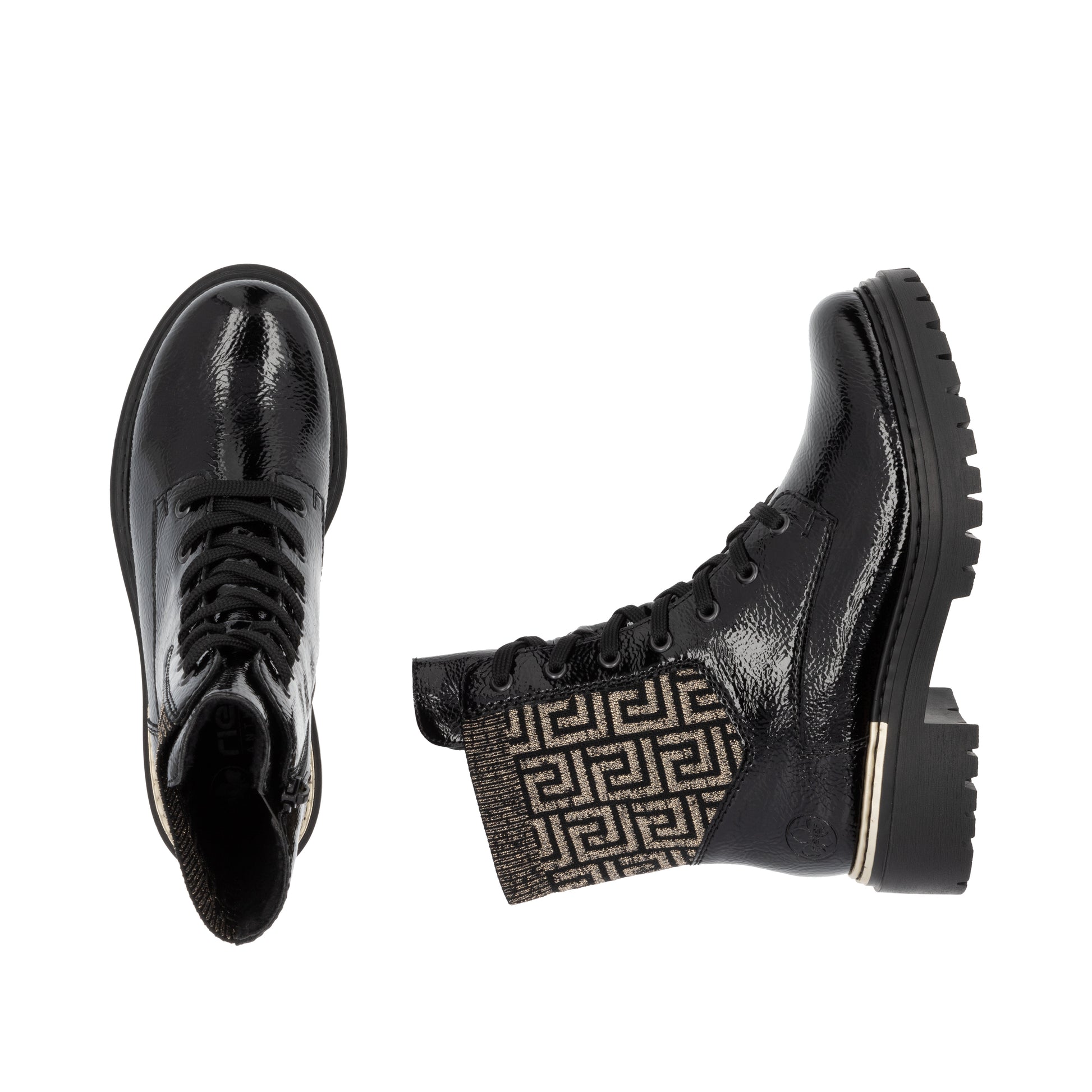 Black Zip Boots for Women | Rieker 72607-00