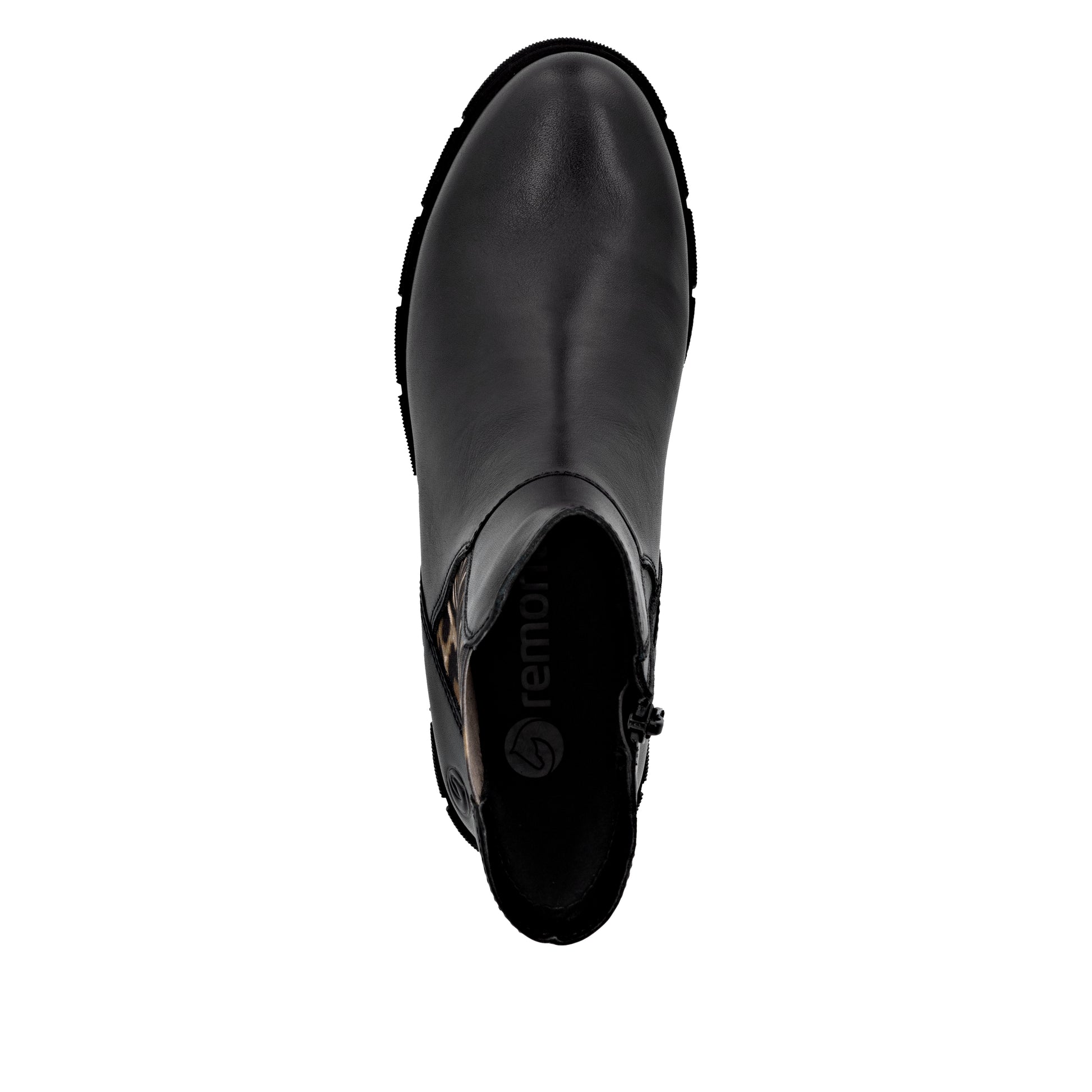 Black Zip Boots for Women | Remonte D2S70-03