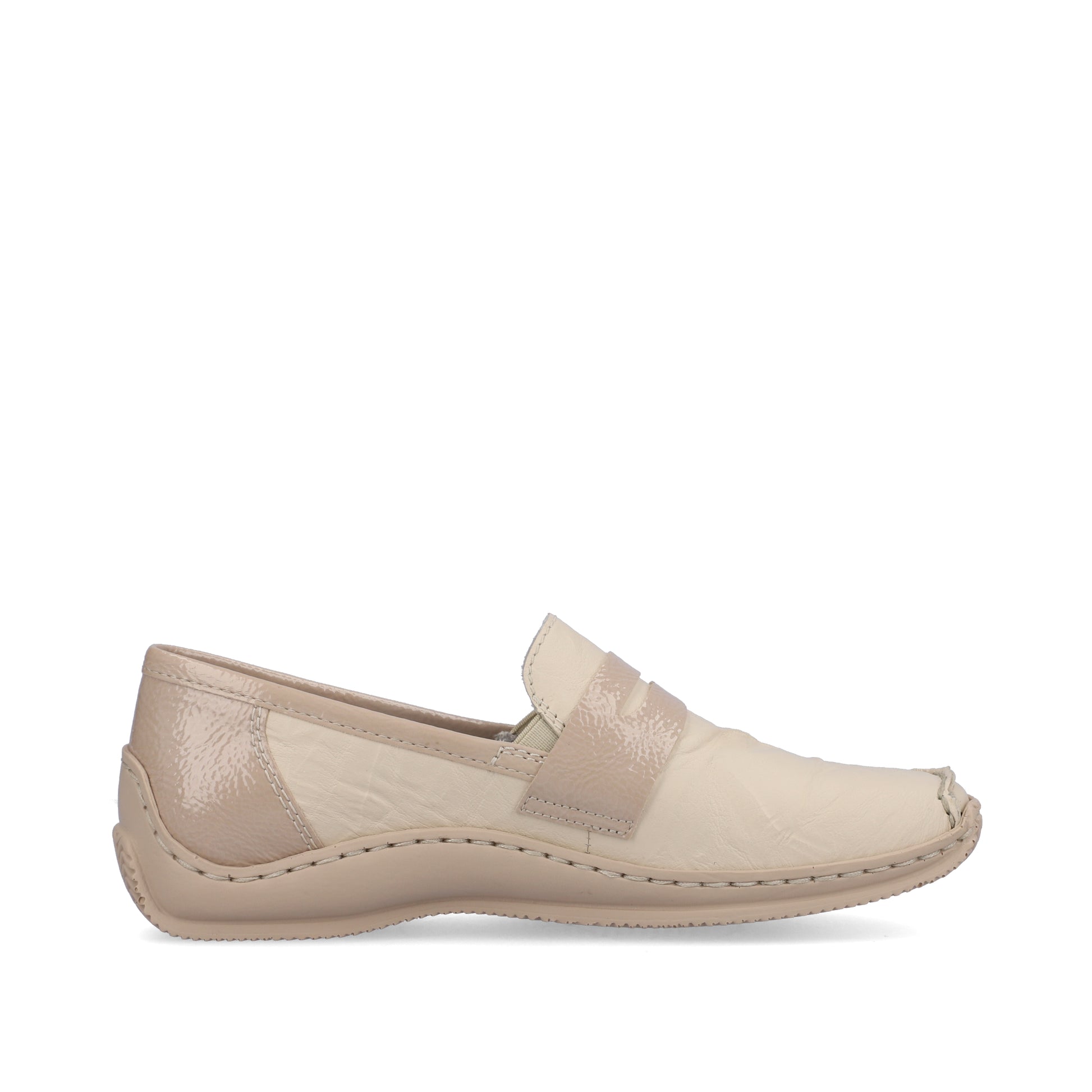 Beige Slip-On Shoes for Women | Rieker L1752-60